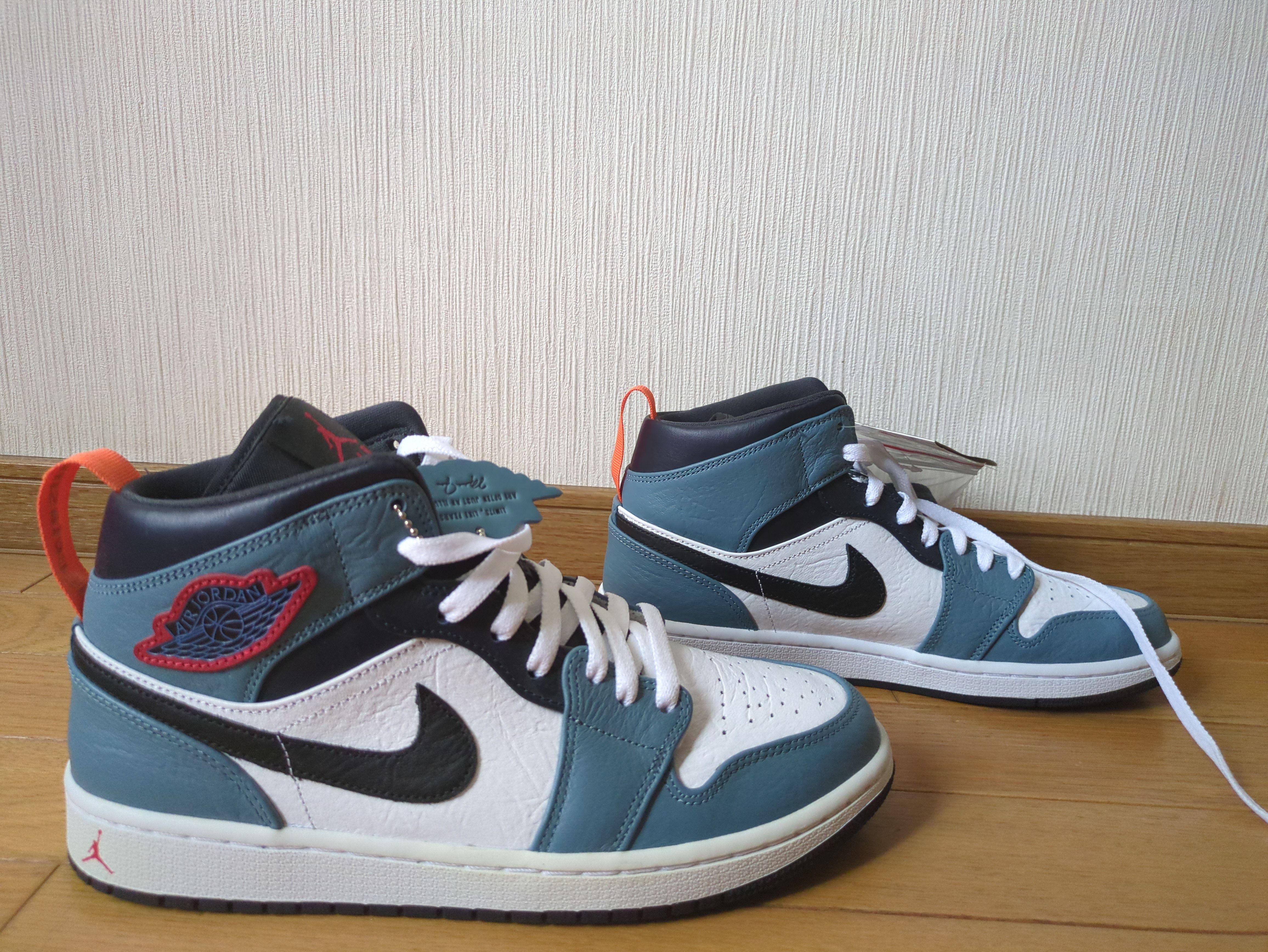 FACETASM × Nike Air Jordan 1 Mid "White/Navy"