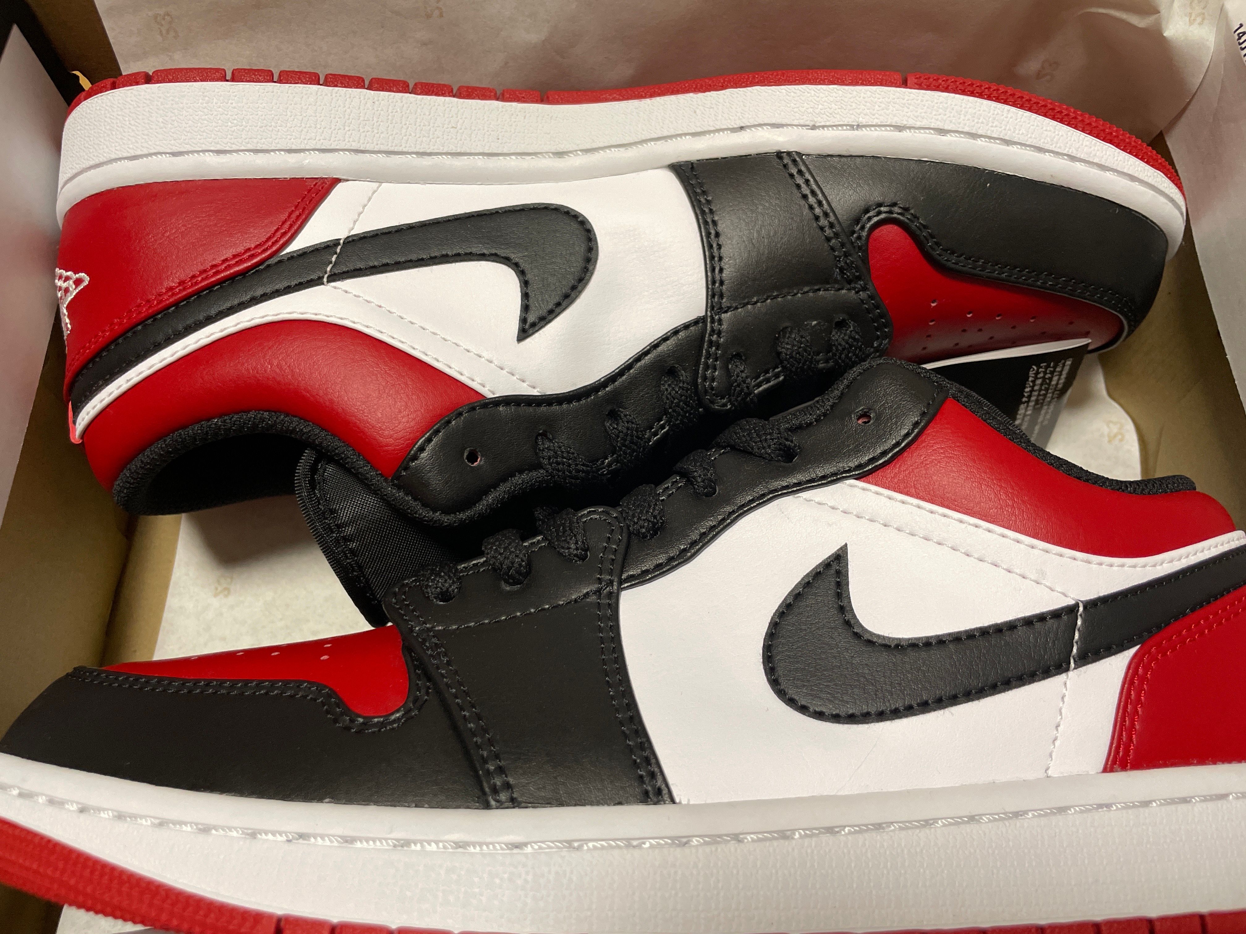 Nike Air Jordan 1 Low "Bred Toe"