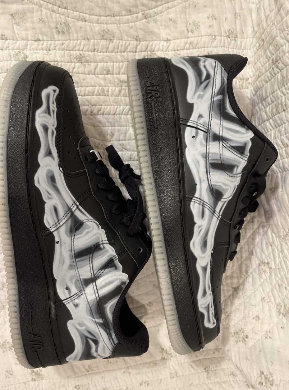 Nike Air Force 1 Low "Black Skeleton"