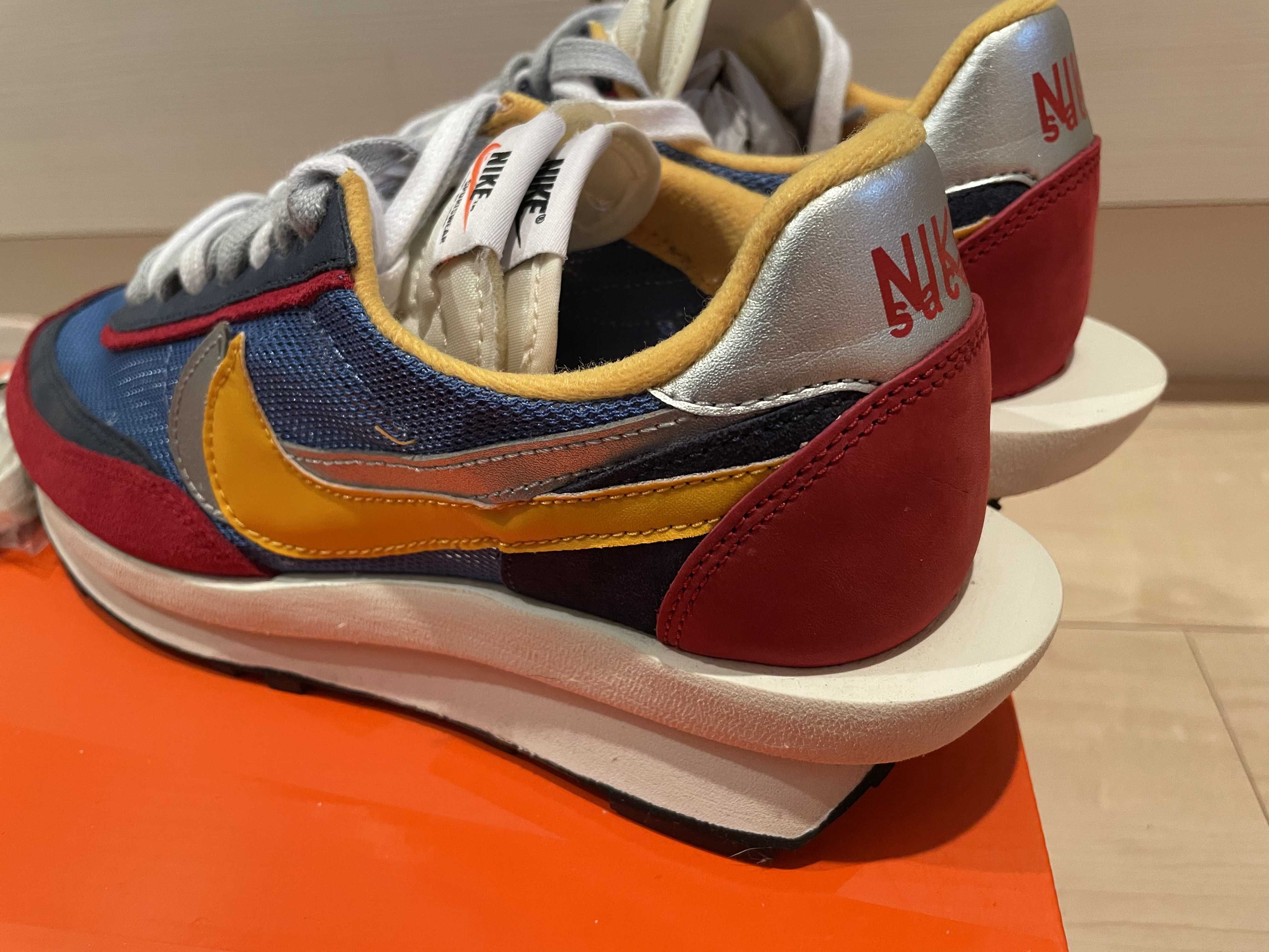 sacai × Nike LDV Waffle "Red/Blue"
