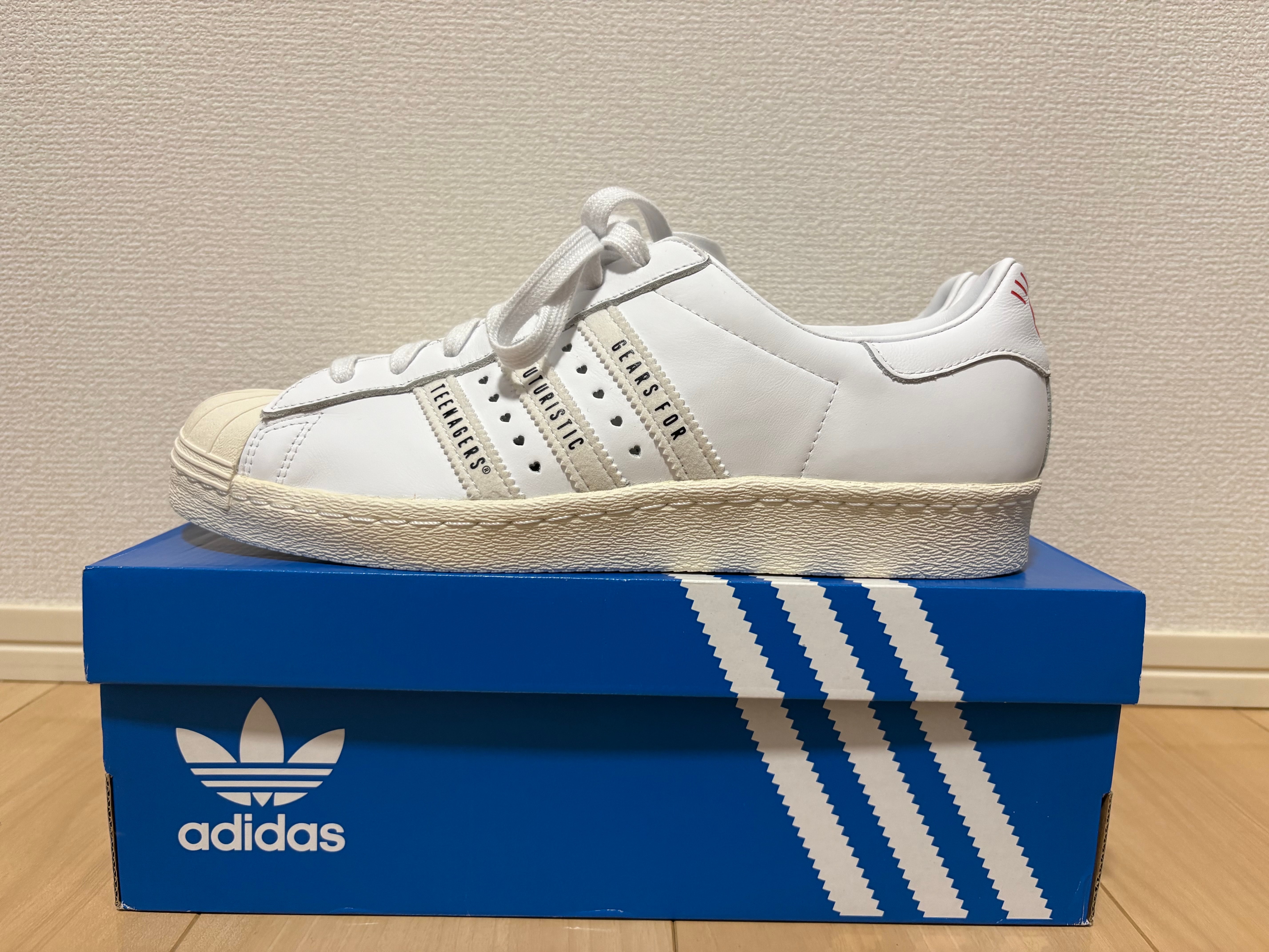 HUMAN MADE × adidas SUPERSTAR 80s "WHITE"
