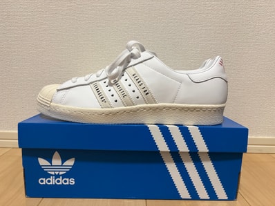 HUMAN MADE × adidas SUPERSTAR 80s "WHITE"