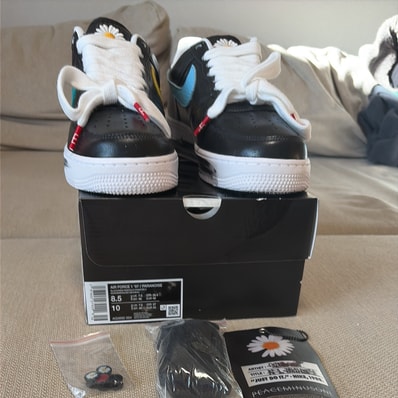 PEACEMINUSONE × Nike Air Force 1 Low '07 Para-Noise 3.0 "Black and Multi-Color" / G-DRAGON