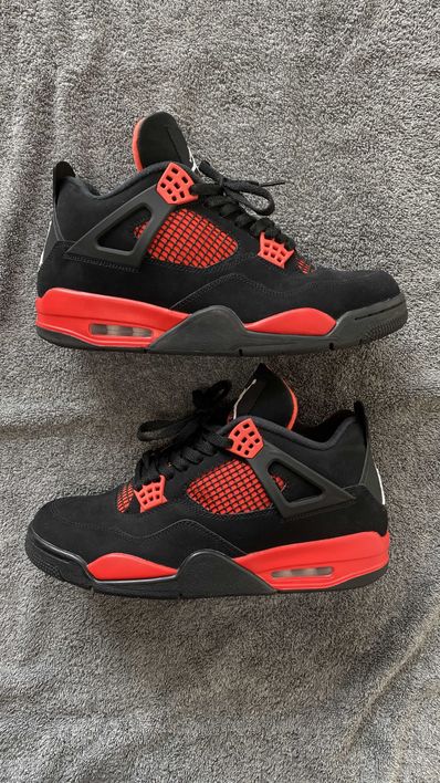 Nike Air Jordan 4 "Red Thunder/Crimson"