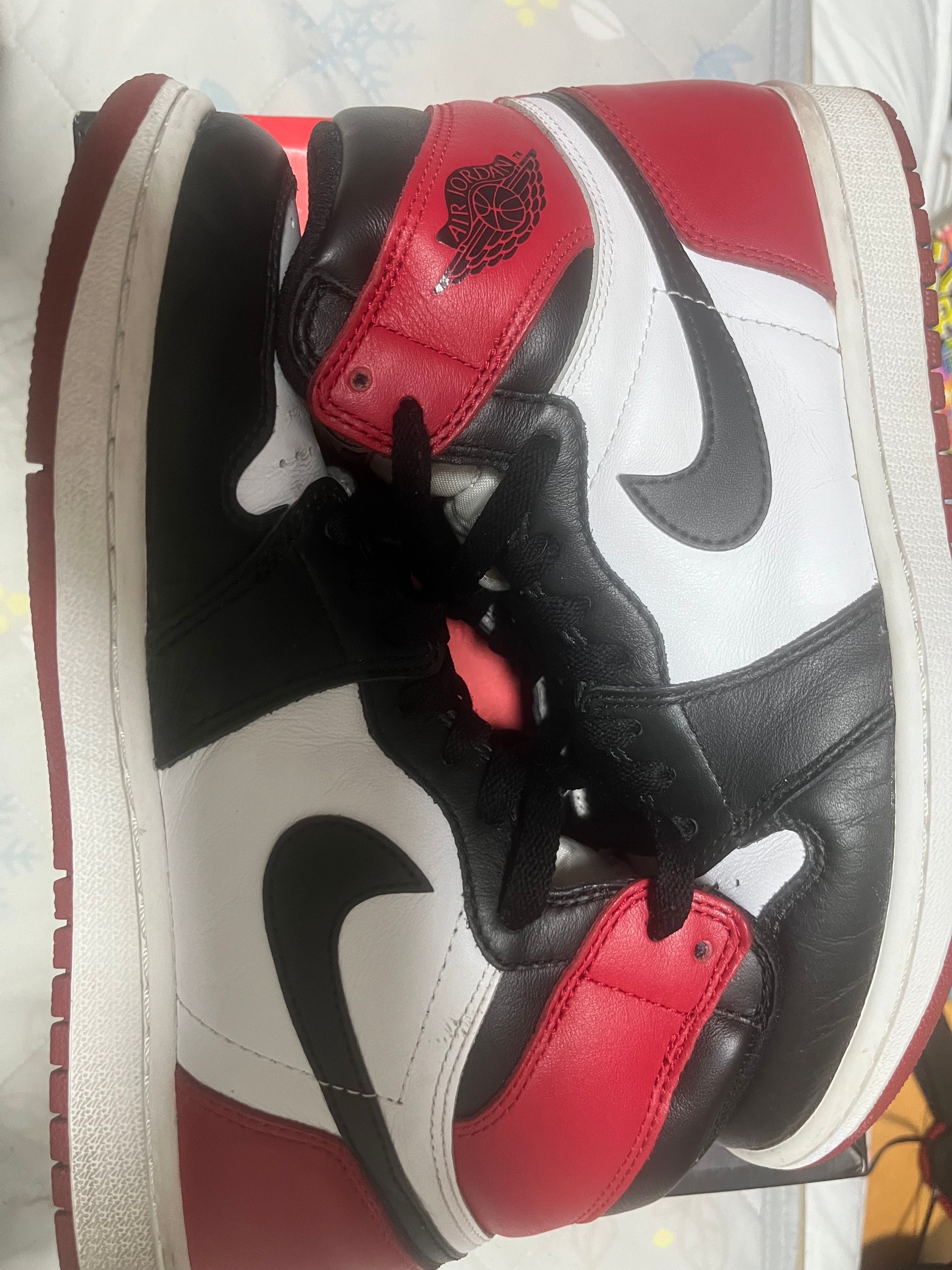 Nike Air Jordan 1 Retro High OG "Black Toe"(2016)