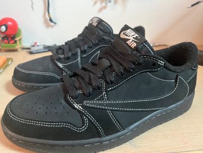 Travis Scott × Nike Air Jordan 1 Low OG SP "Black Phantom"