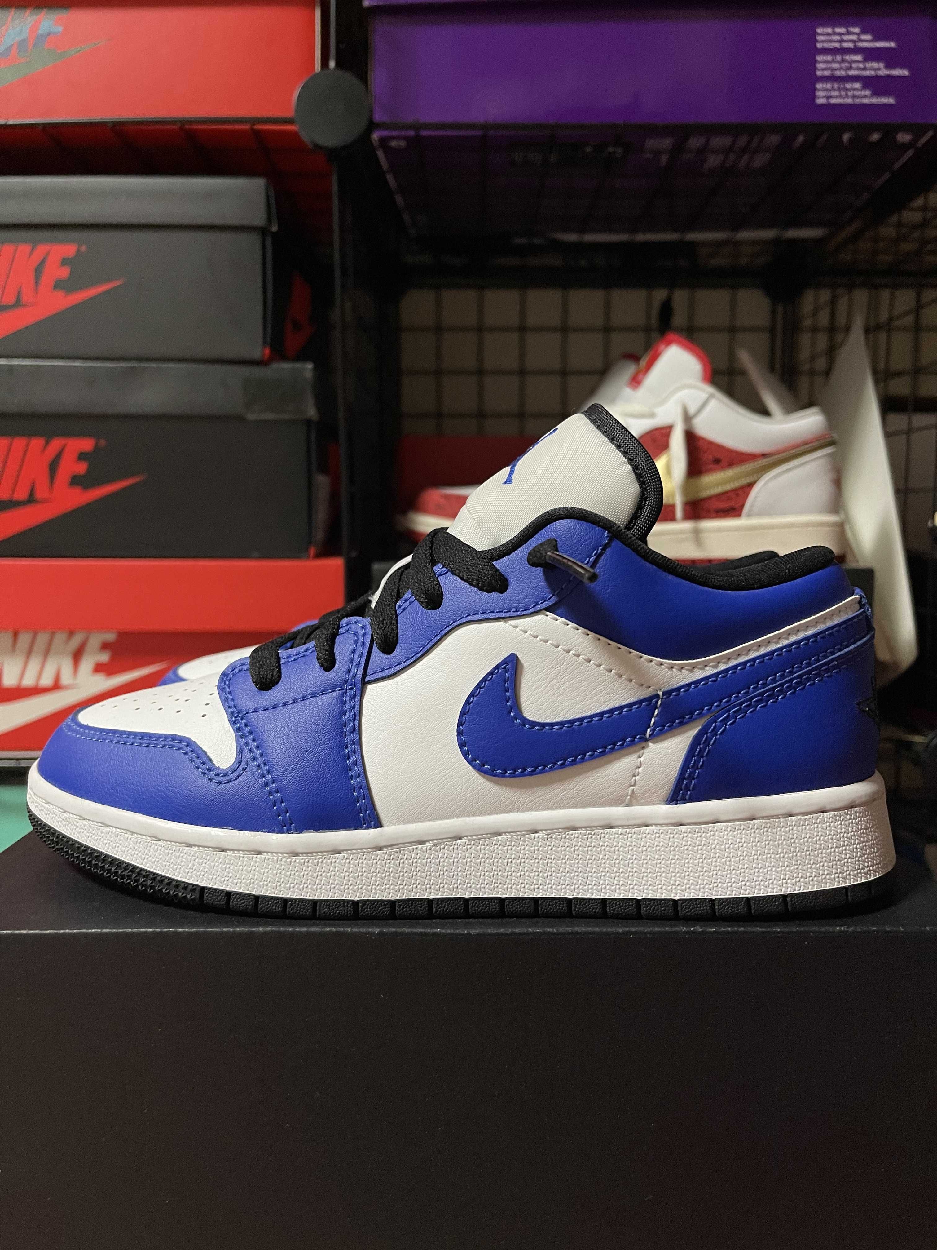 NIKE AIR JORDAN 1 LOW GS "GAME ROYAL"
