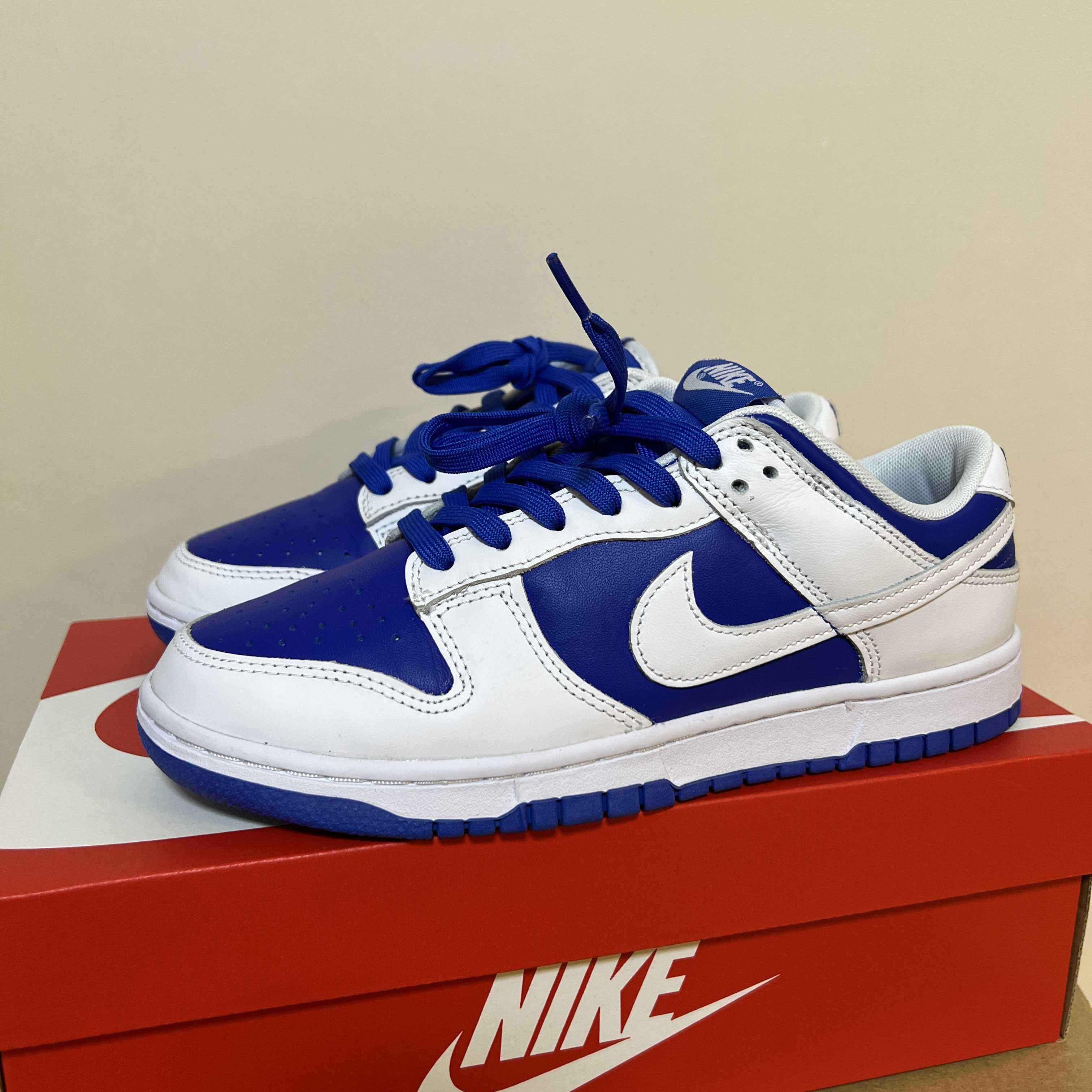 Nike Dunk Low Retro "Racer Blue and White"