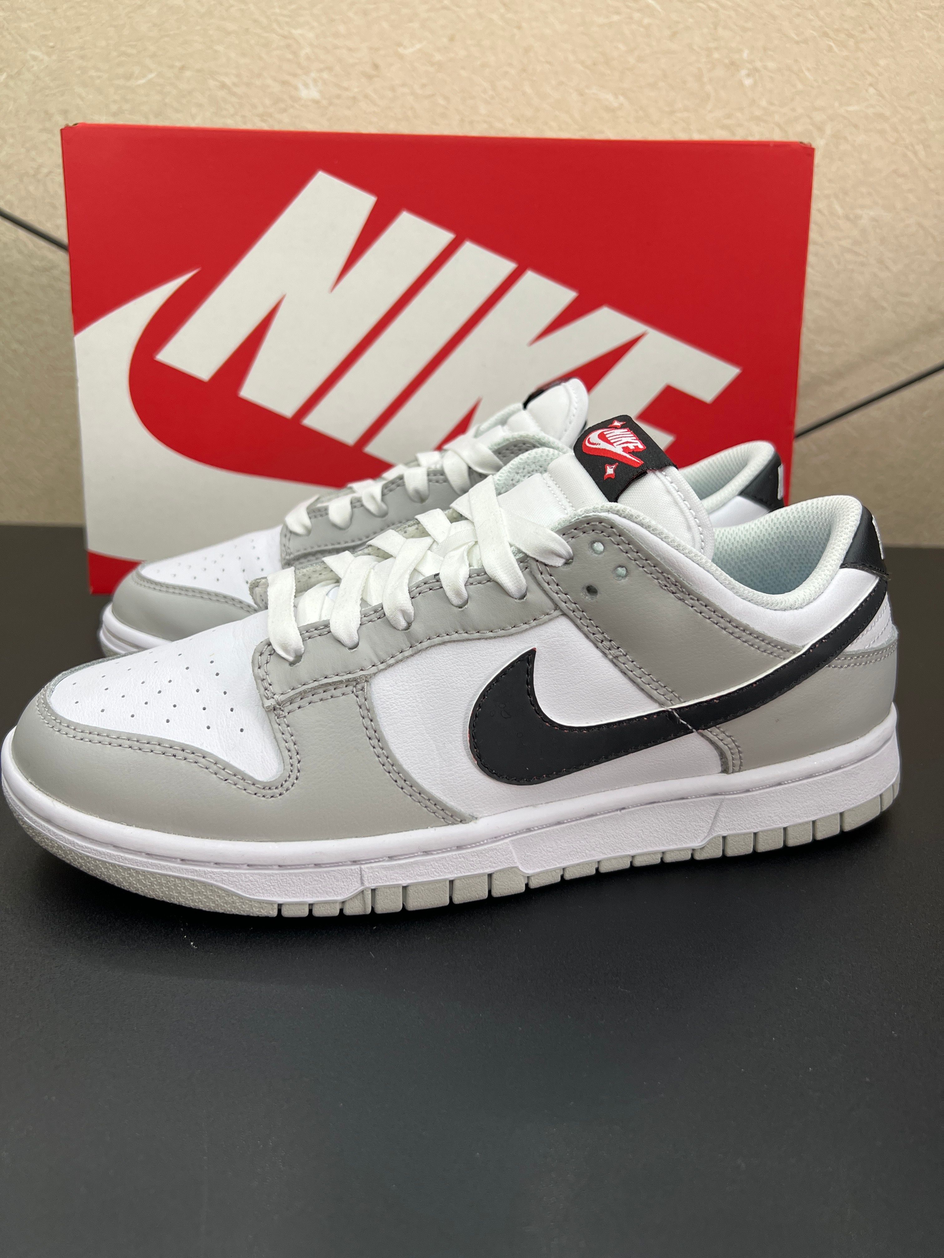 Nike Dunk Low SE Lottery "Grey Fog/Light Crimson"