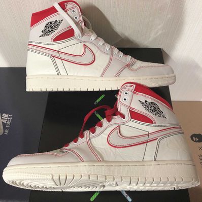 Nike Air Jordan 1 Retro High OG "Sail/University Red"