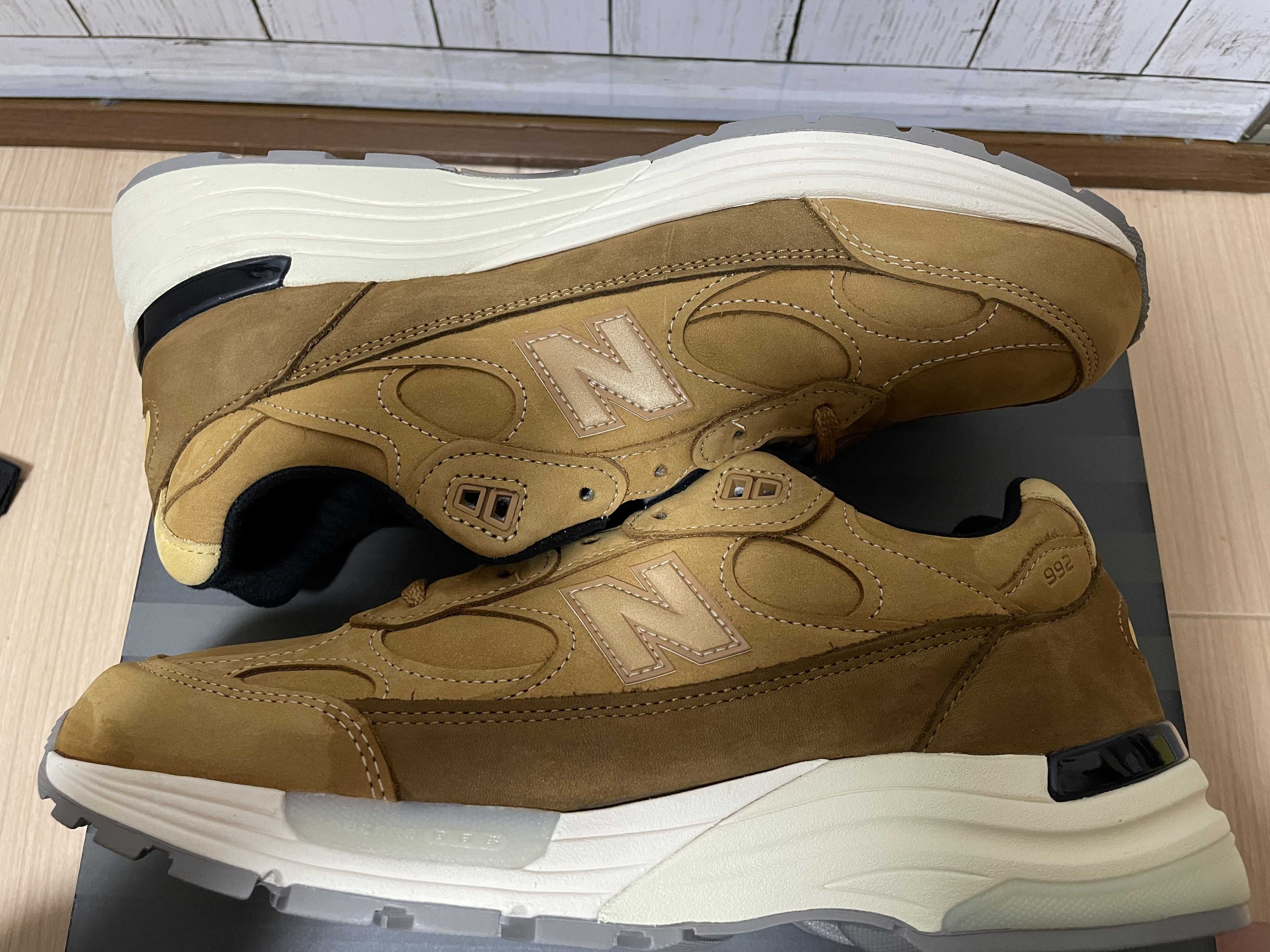 New Balance 992 Made in USA "Tan/Brown"