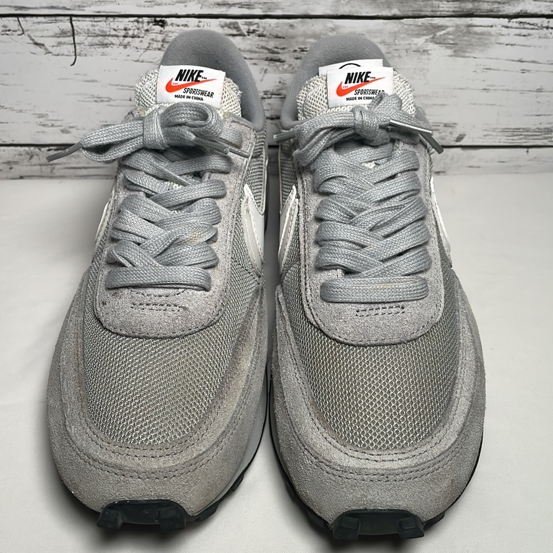 fragment design × sacai × Nike LD Waffle "Light Smoke Grey"