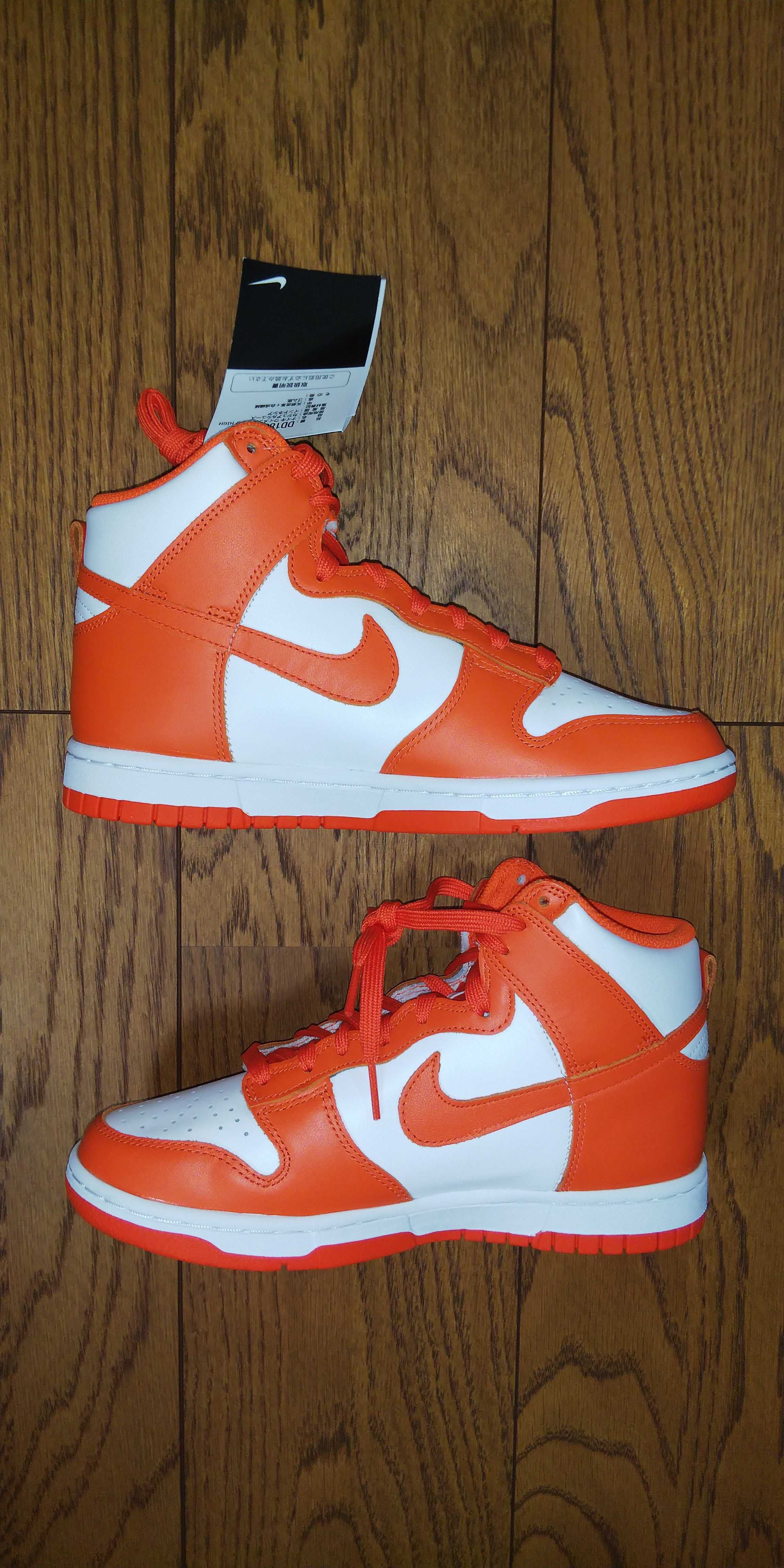 NIKE Women's DUNK HIGH "ORANGE BLAZE"