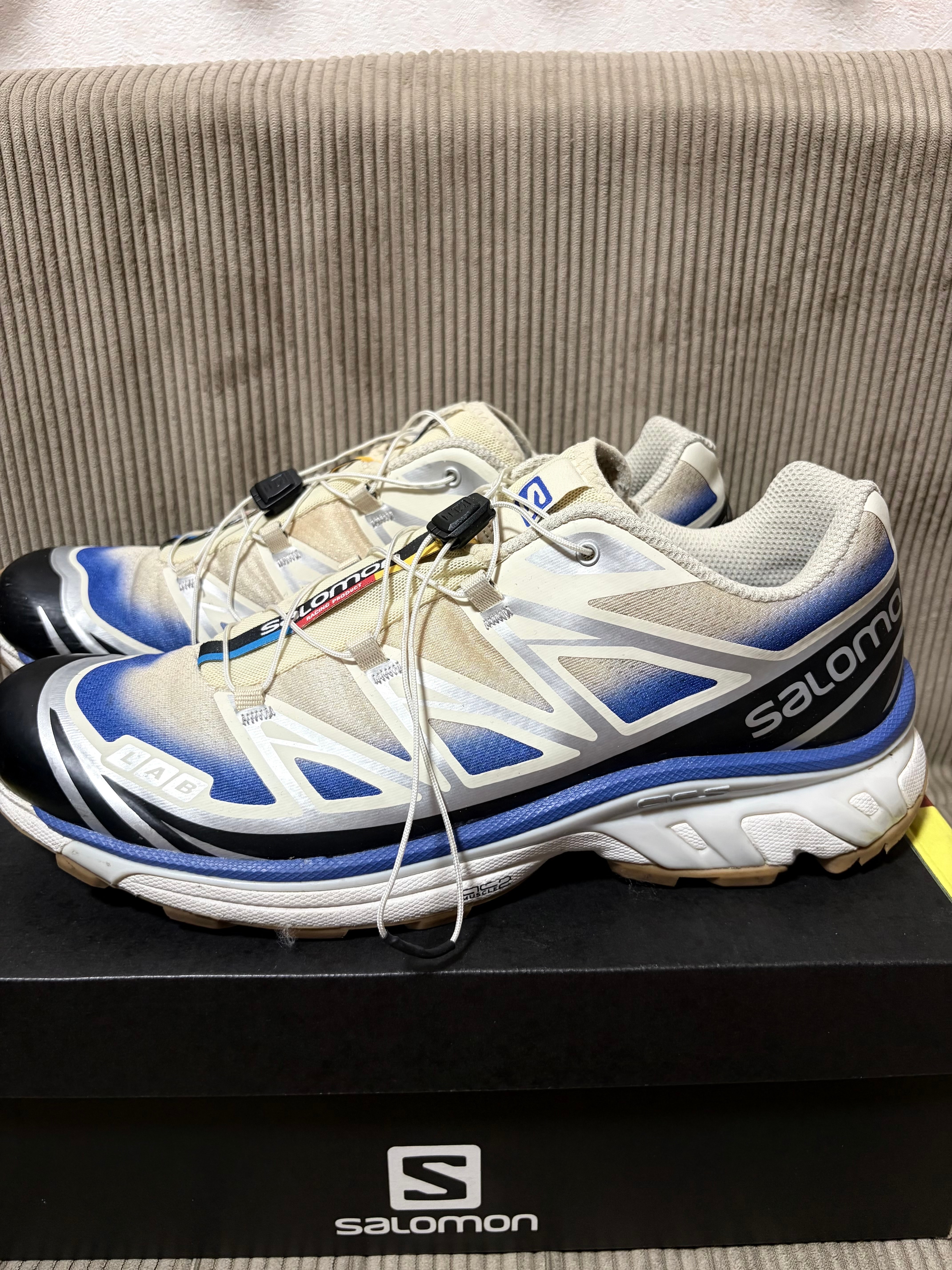 Salomon XT-6 Skyline "Bleached Sand/Dazzling Blue"