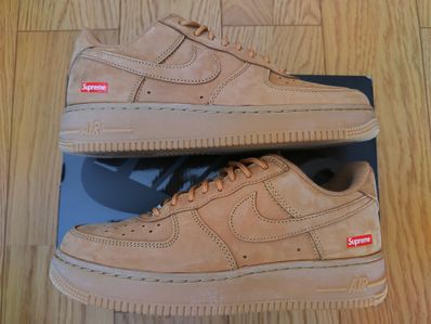 Supreme × Nike Air Force 1 Low "Flax/Wheat"