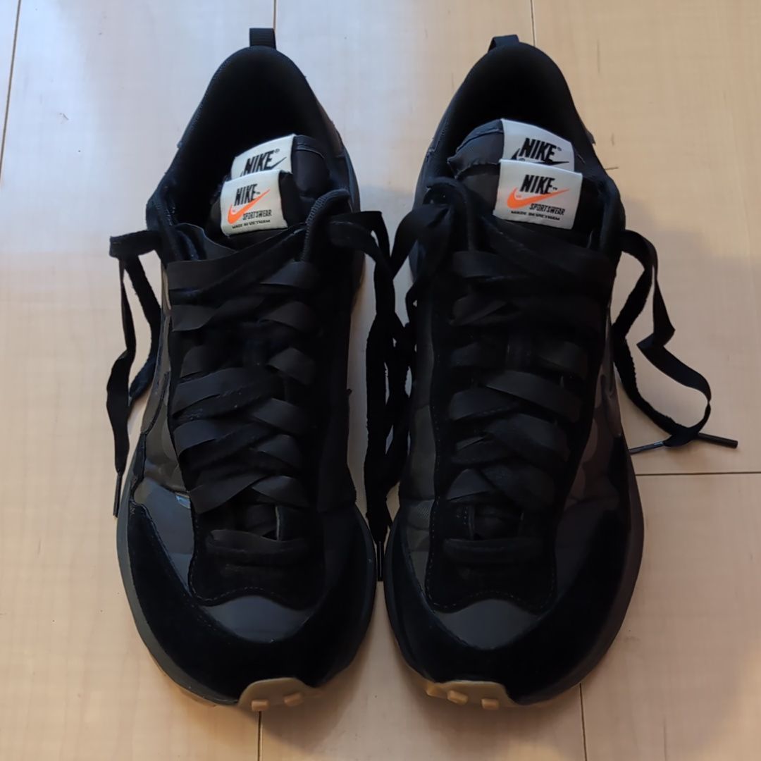 sacai × Nike VaporWaffle "Black Gum"