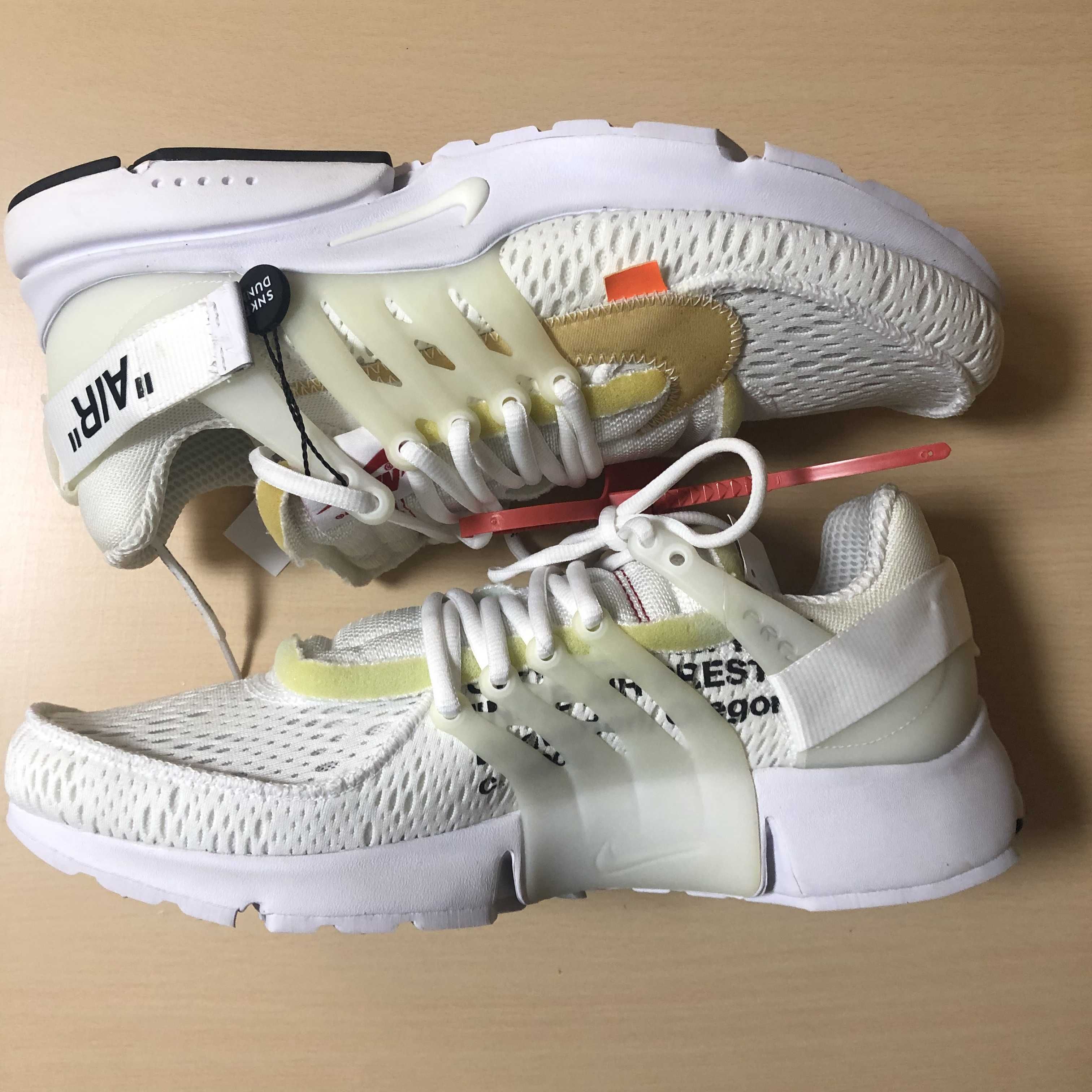 Off-White × Nike Air Presto "White/Black/Cone"