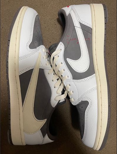 Travis Scott × Nike Air Jordan 1 Low OG SP "Reverse Mocha/Sail and Ridgerock"