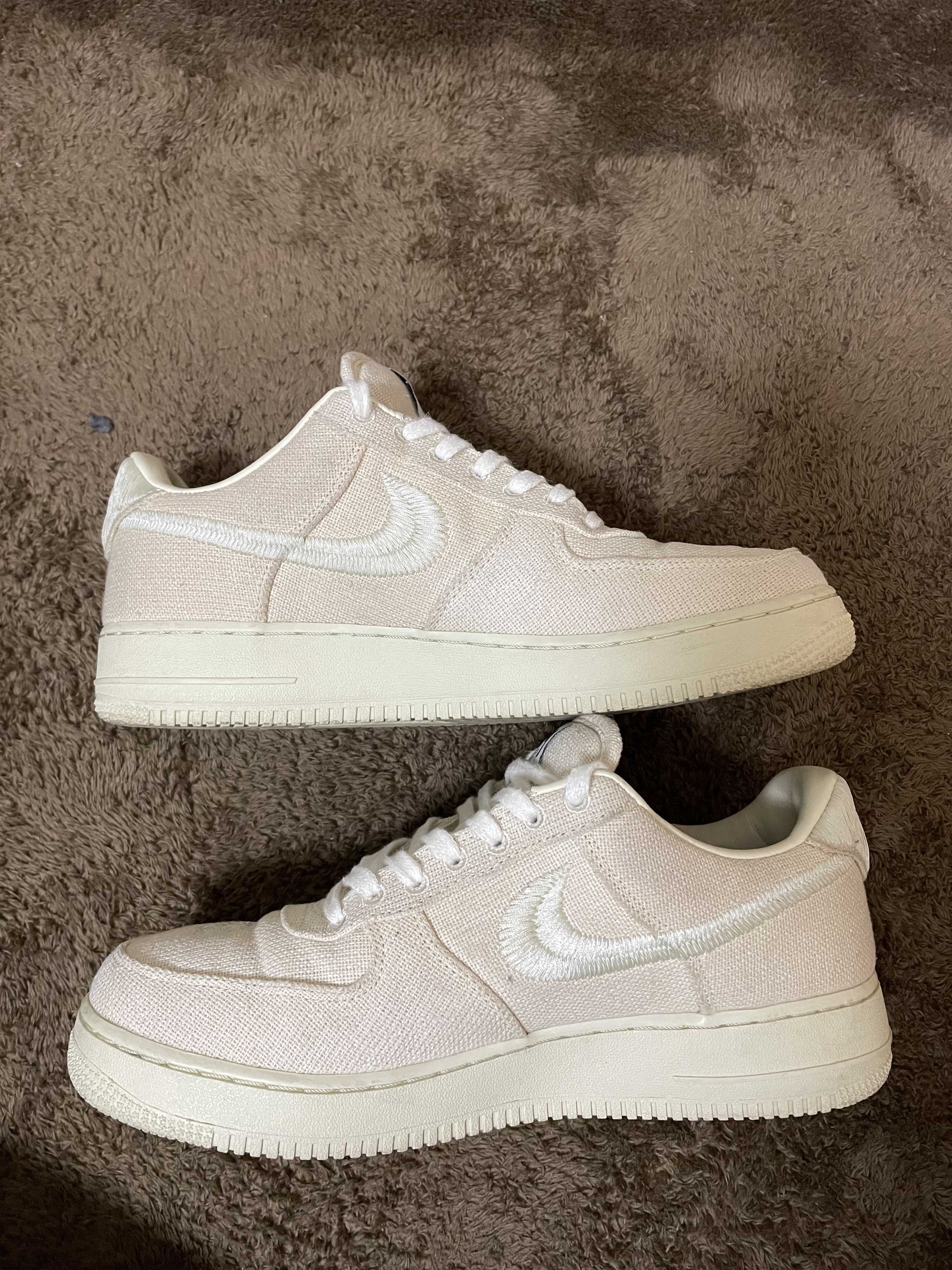 Stussy × Nike Air Force 1 Low "Fossil Stone"