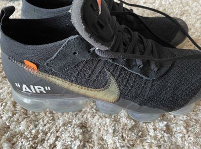 Off-White × Nike Air Vapormax "Black/Total Orange/Clear"