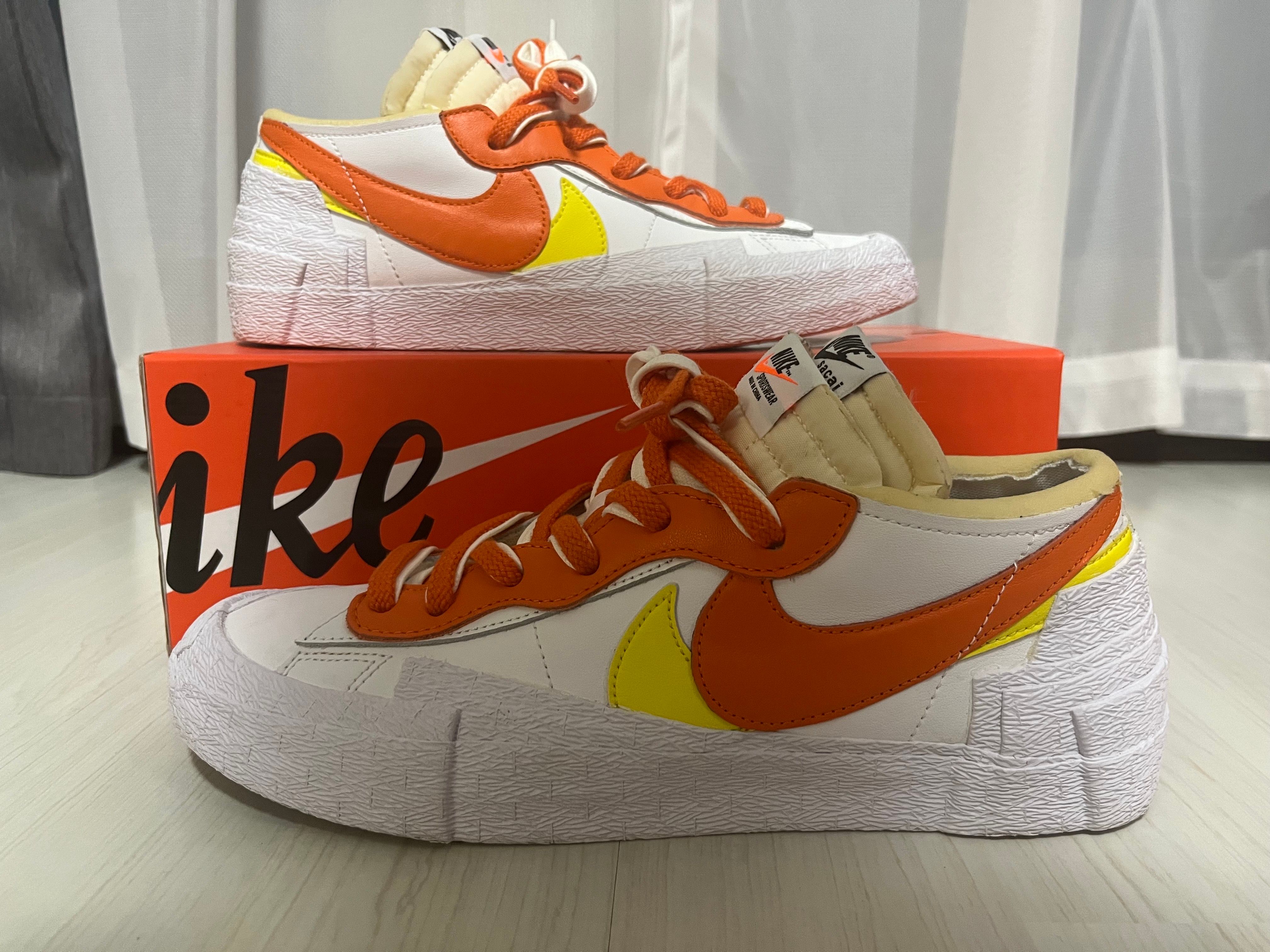 SACAI × NIKE BLAZER LOW "MAGMA ORANGE"