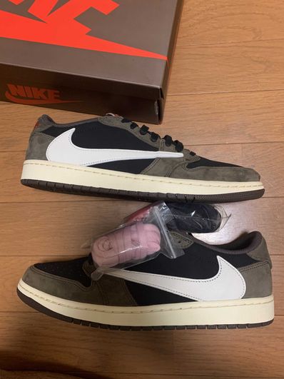 Travis Scott × Nike Air Jordan 1 Low OG SP-T "Black/Dark Mocha"