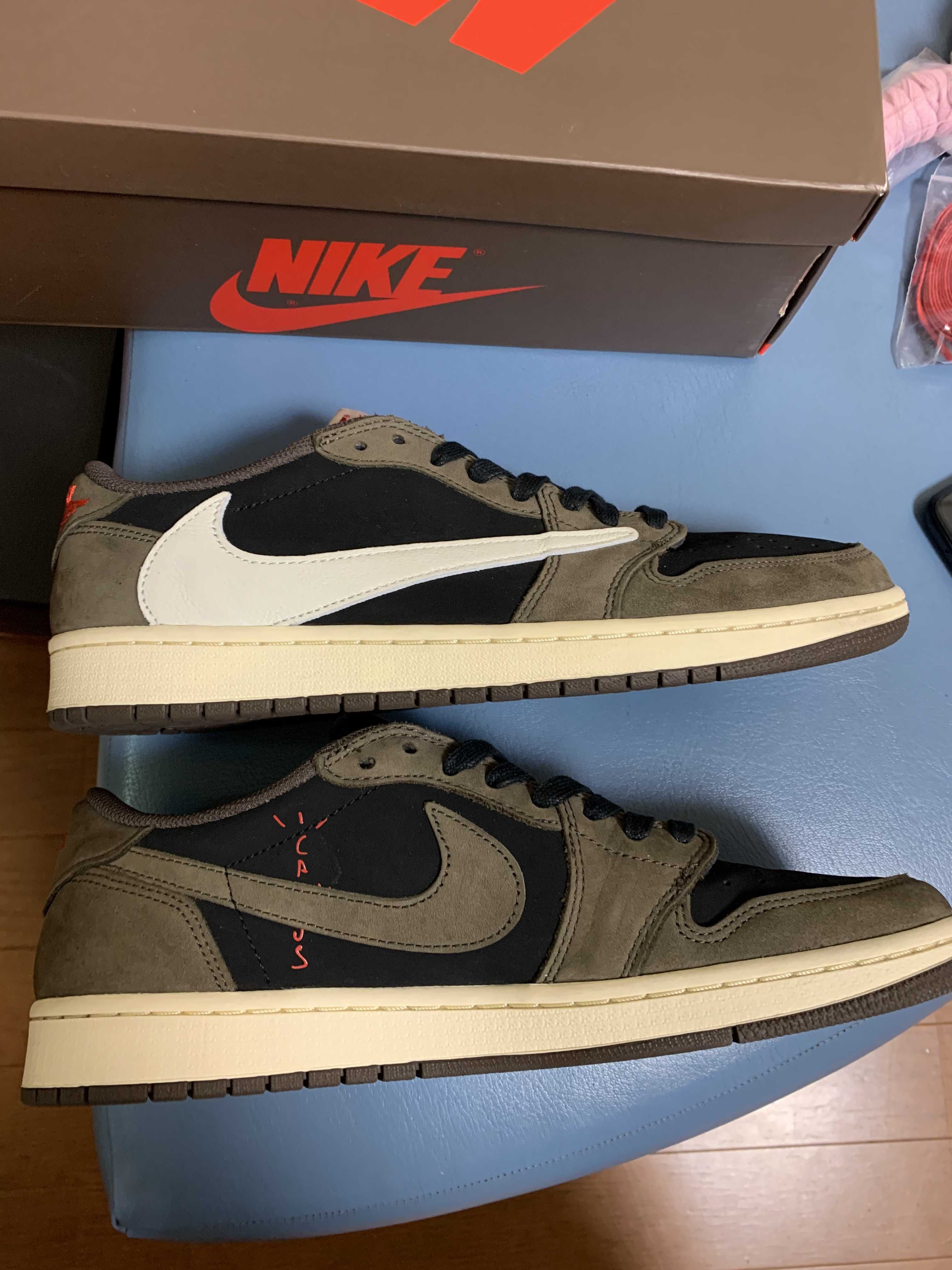 Travis Scott × Nike Air Jordan 1 Low OG SP-T "Black/Dark Mocha"