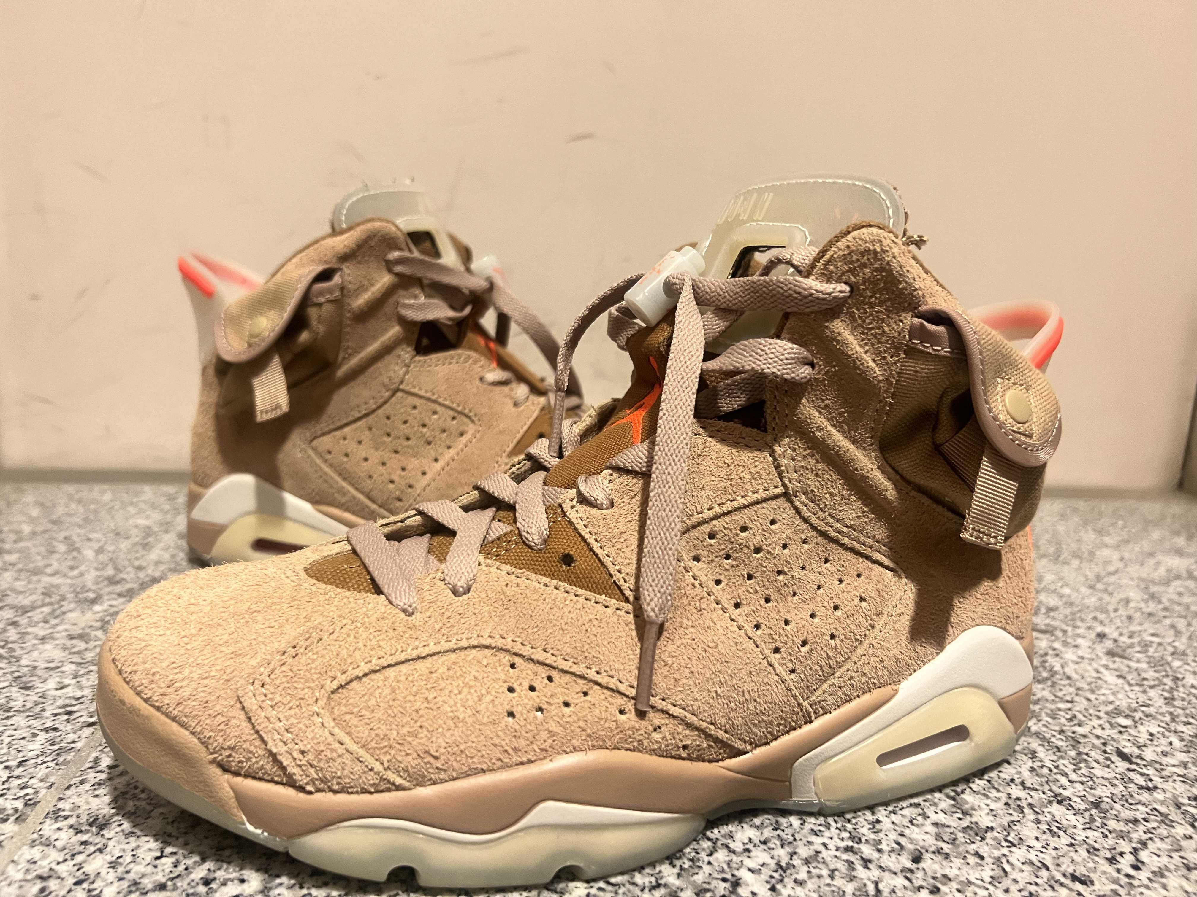 Travis Scott × Nike Air Jordan 6 "British Khaki"
