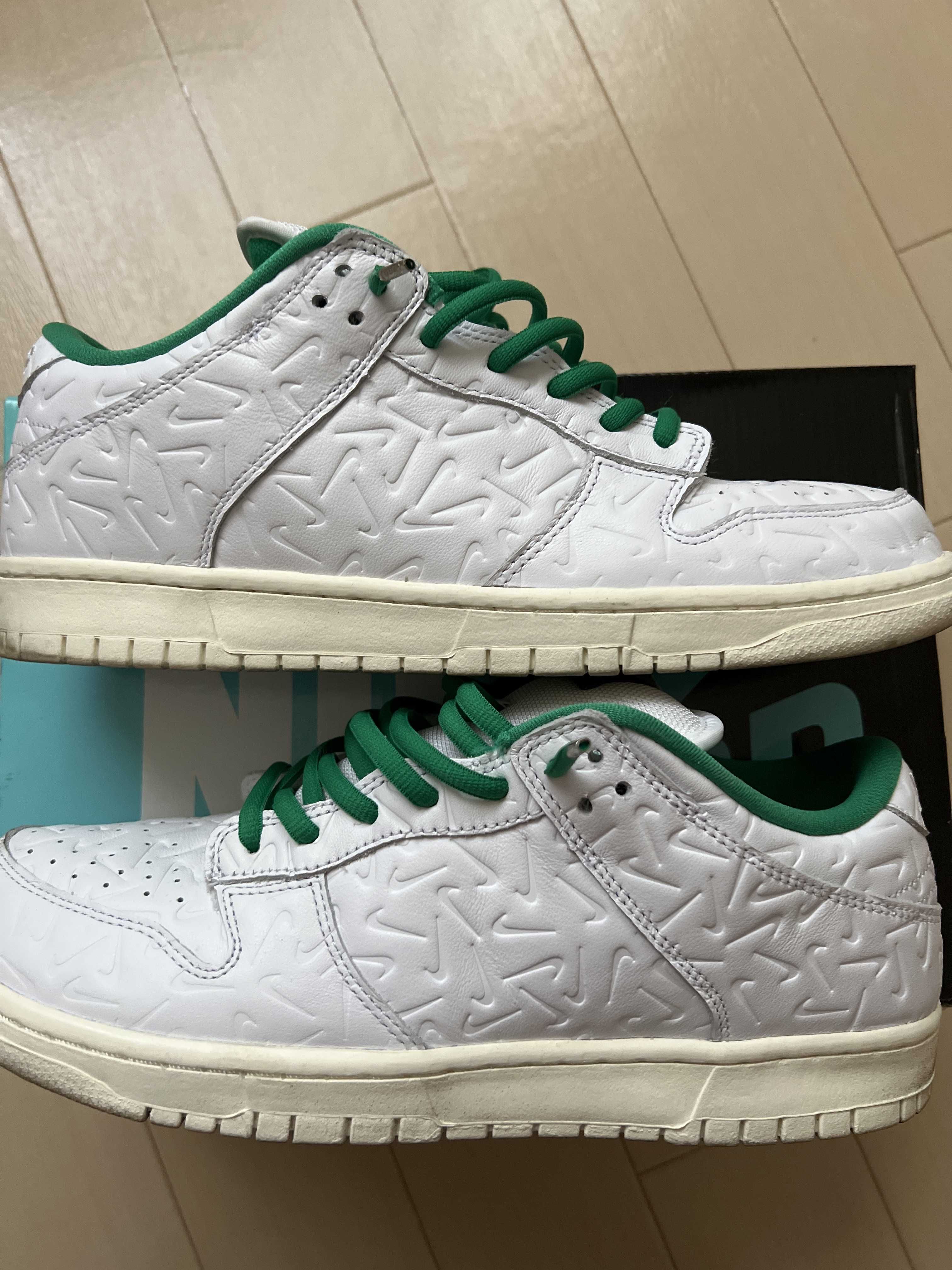 BEN-G × Nike SB Dunk Low "White/Green"