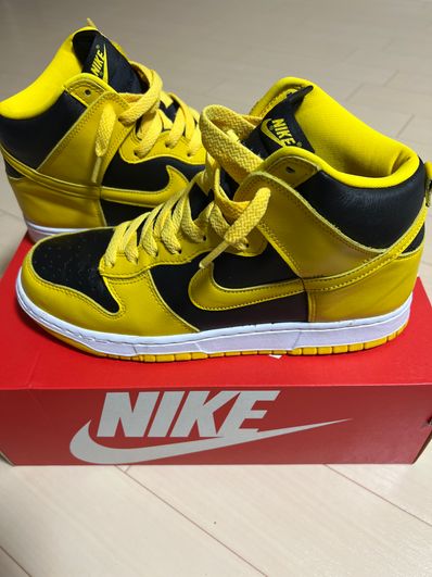 Nike Dunk High "Black/Varsity Maize"