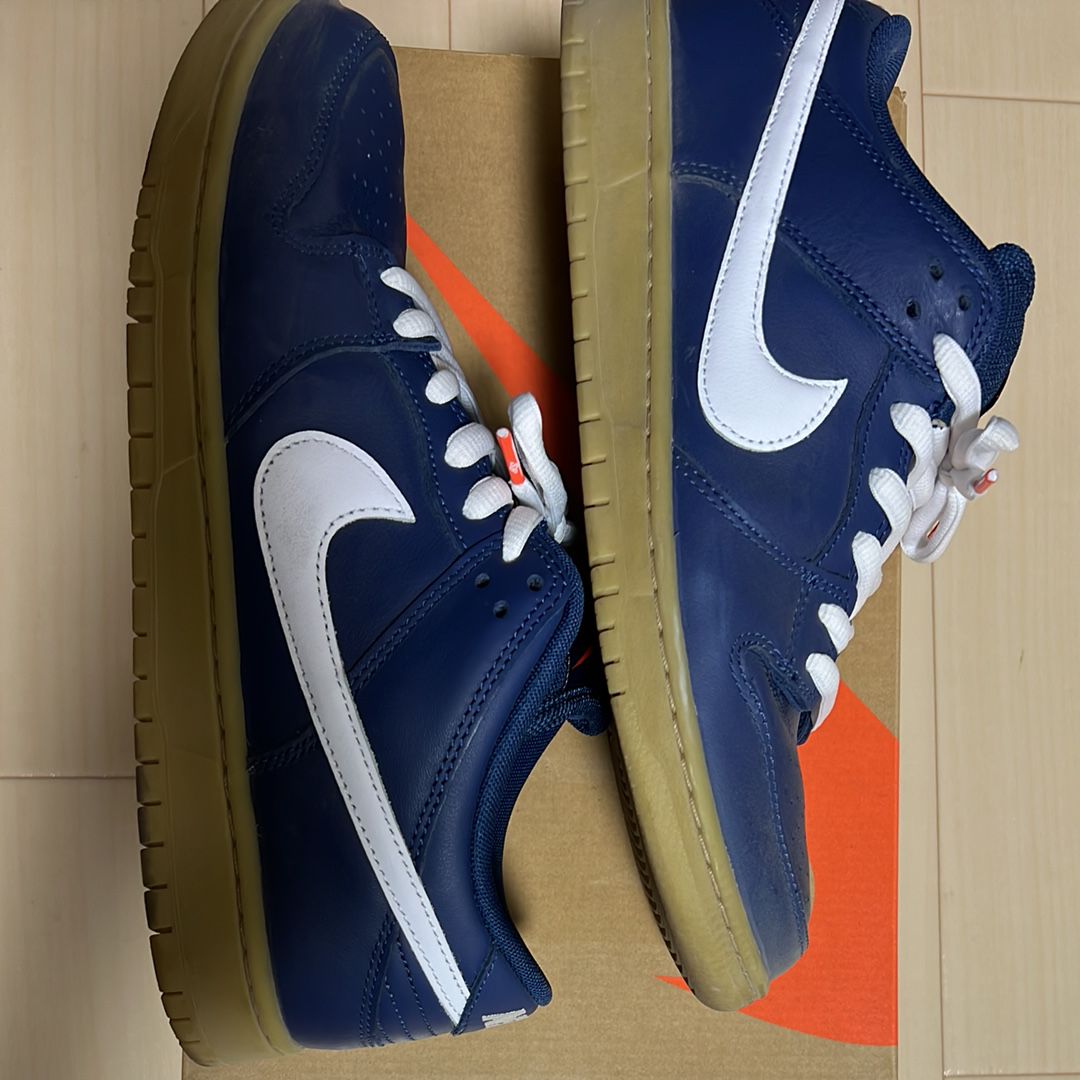 Nike SB Dunk Low Pro ISO Orange Label "Navy Gum"