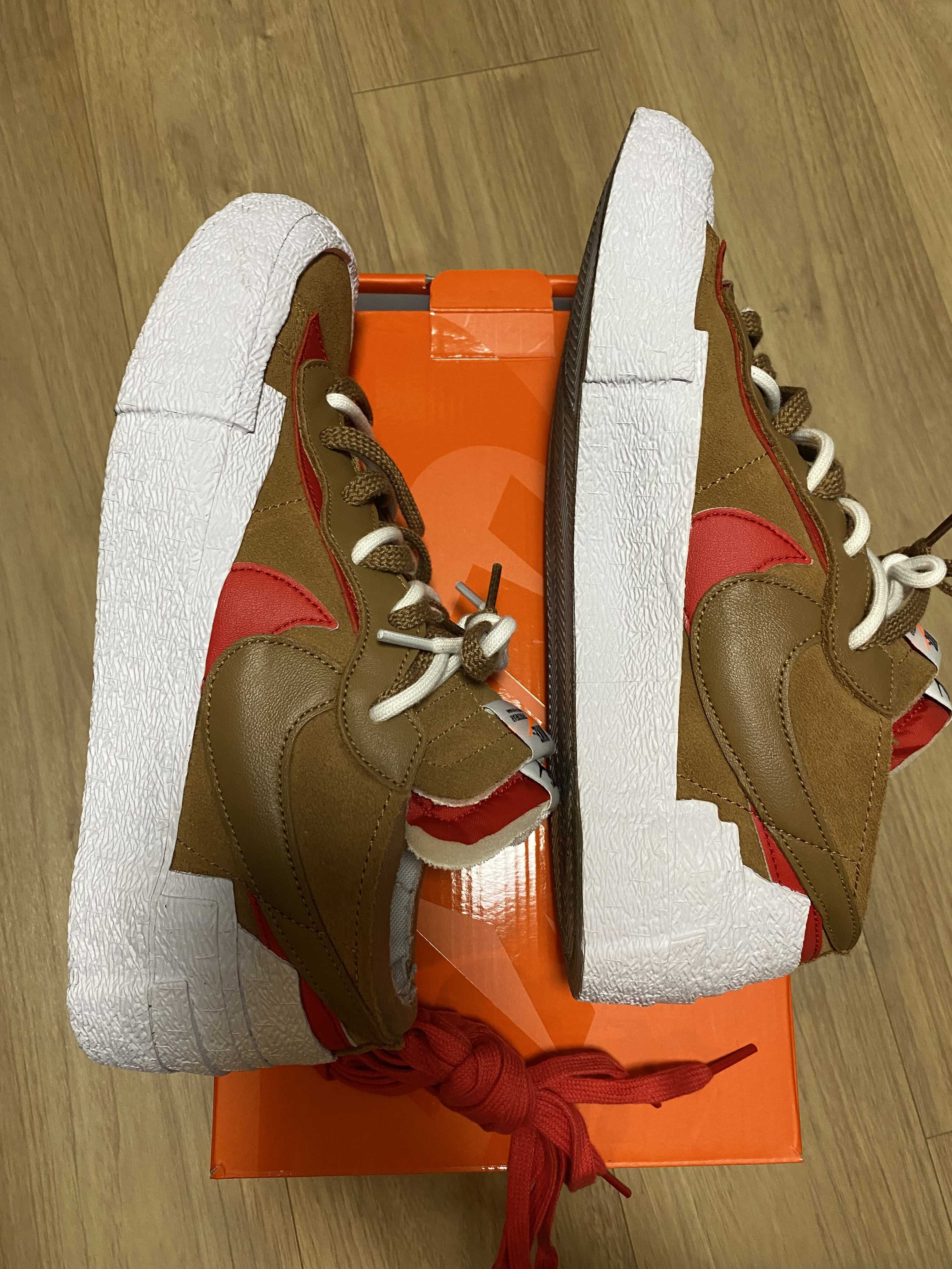 SACAI × NIKE BLAZER LOW "BRITISH TAN"