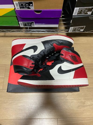 Nike Air Jordan 1 Retro High OG "Bred Toe"