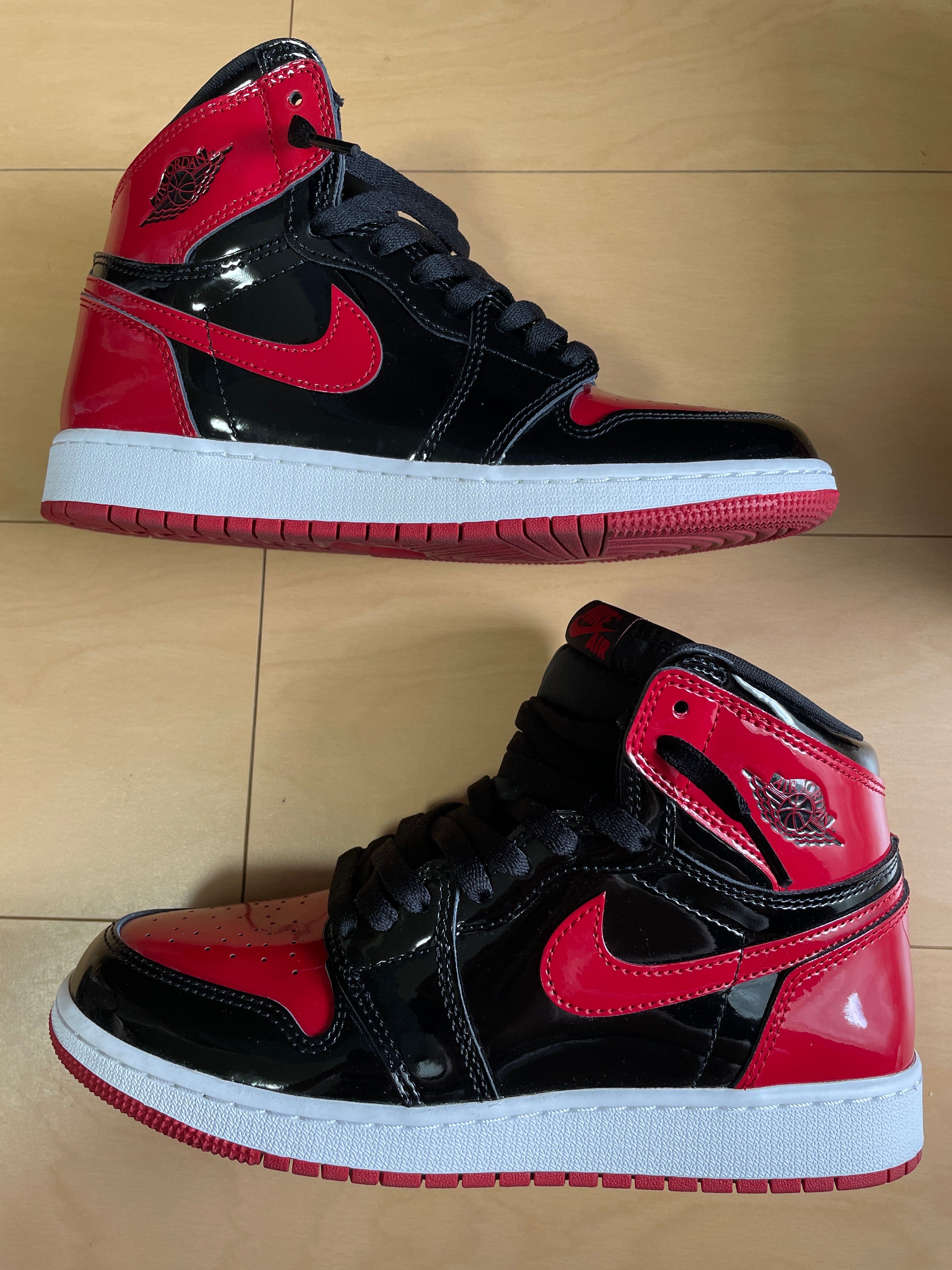 Nike GS Air Jordan 1 High OG "Patent Bred"