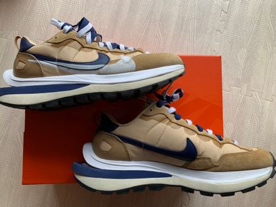 Sacai × Nike Vapor Waffle "Sesame And Blue Void"