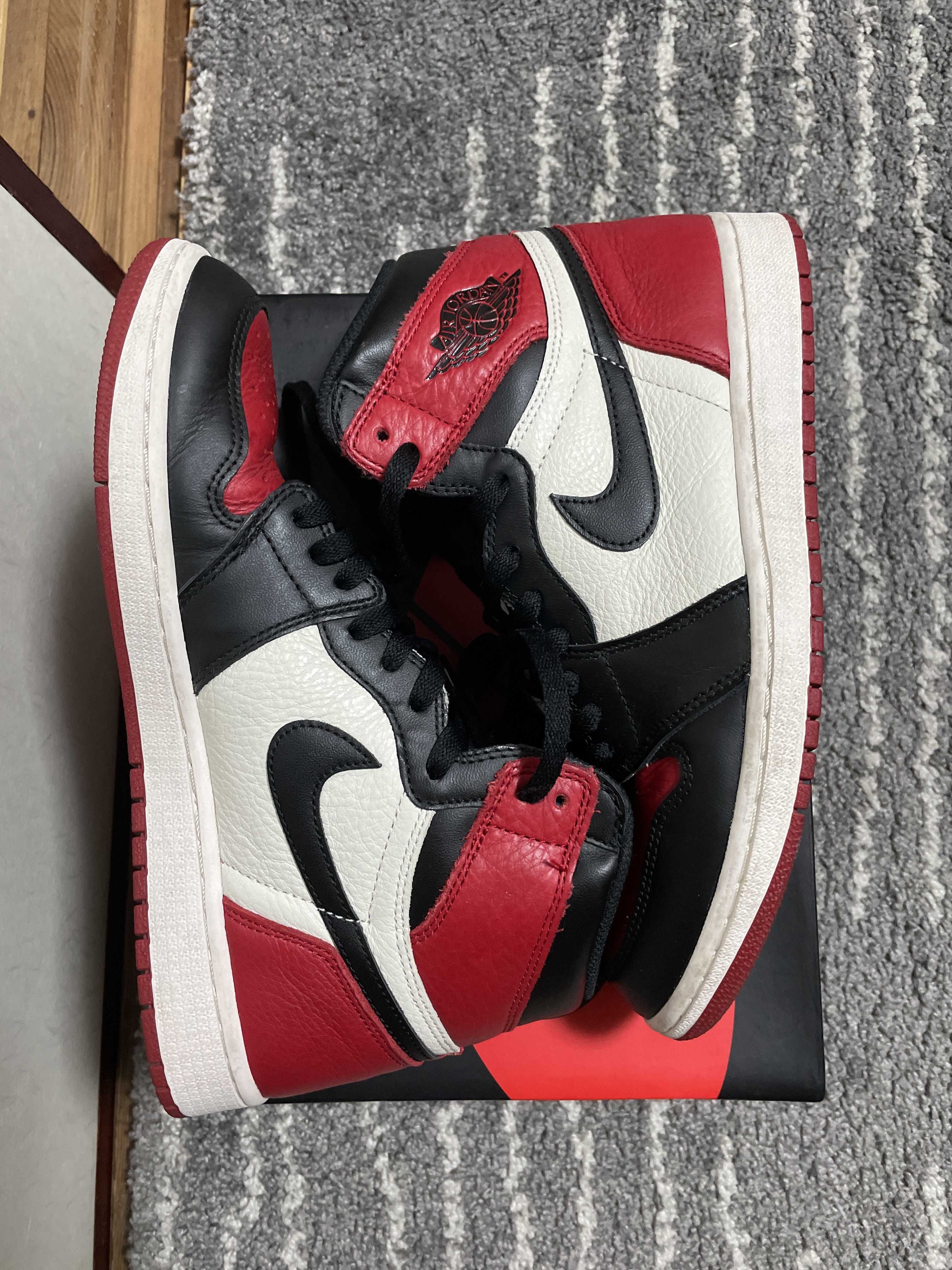 Nike Air Jordan 1 Retro High OG "Bred Toe"