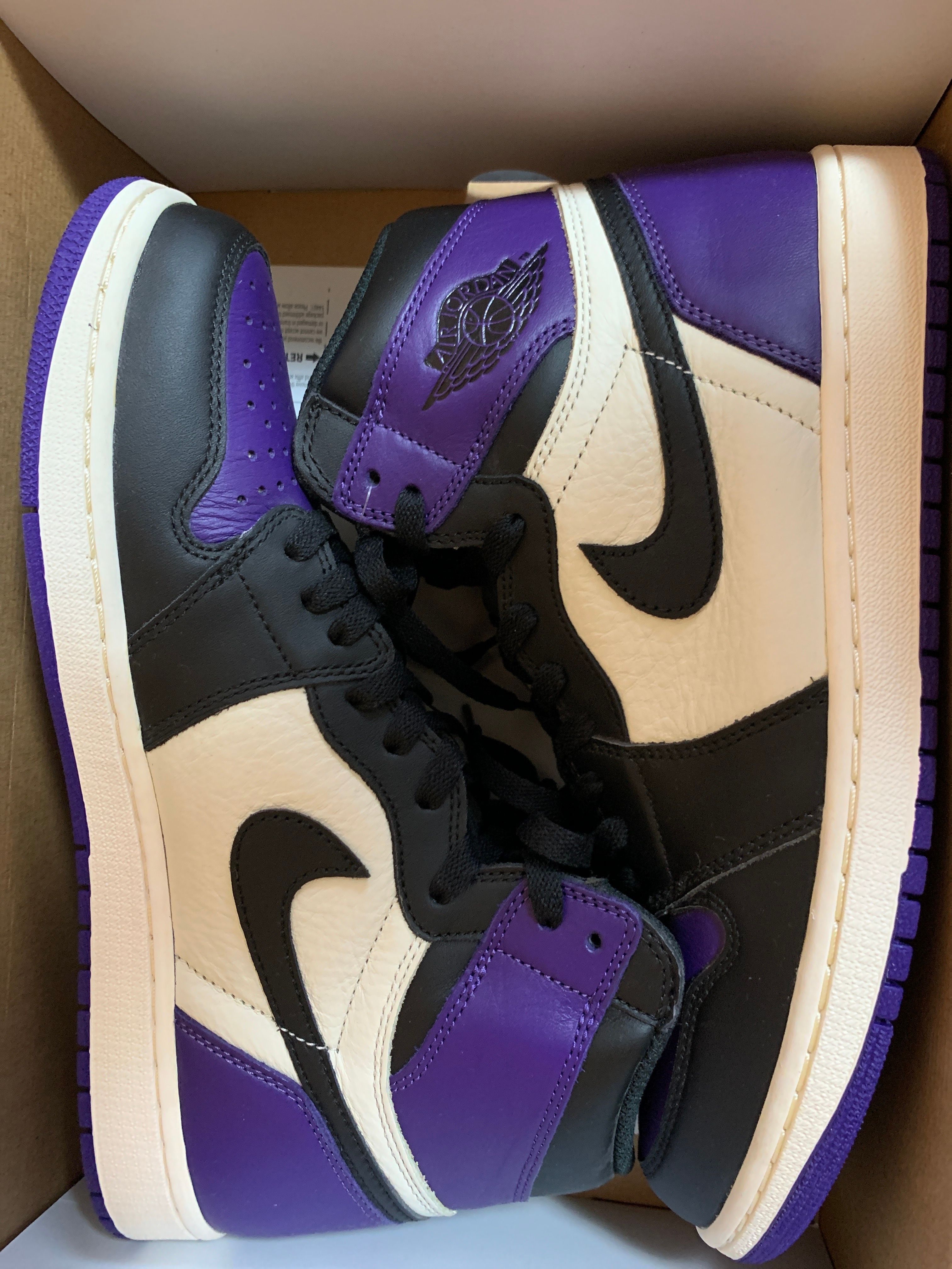 Nike Air Jordan 1 Retro High OG "Court Purple White/Black" (2020)