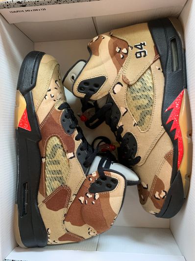 Supreme × Nike Air Jordan 5 Retro "Desert Camo"
