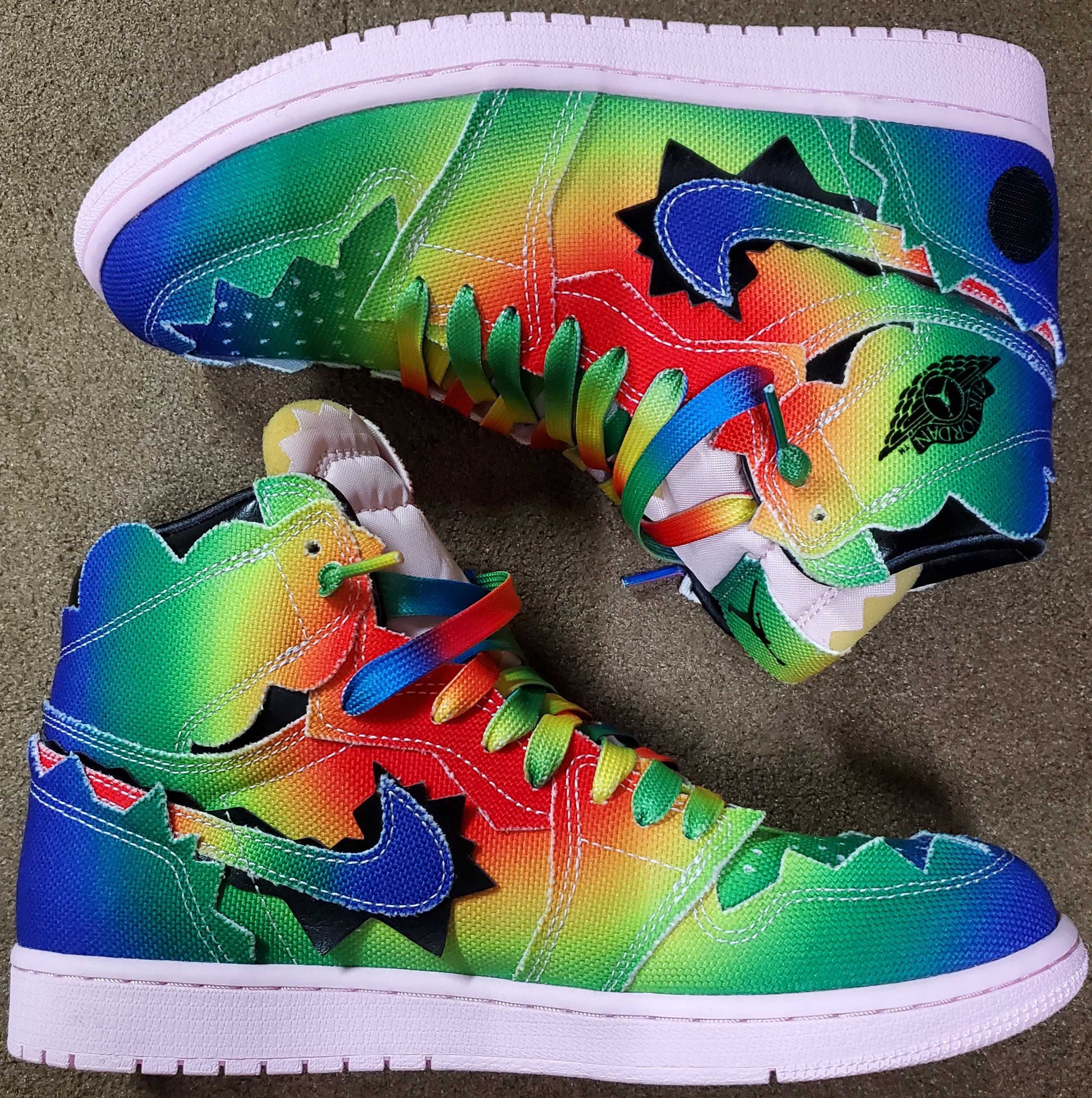 J Balvin × Nike Air Jordan 1 High OG "Rainbow"