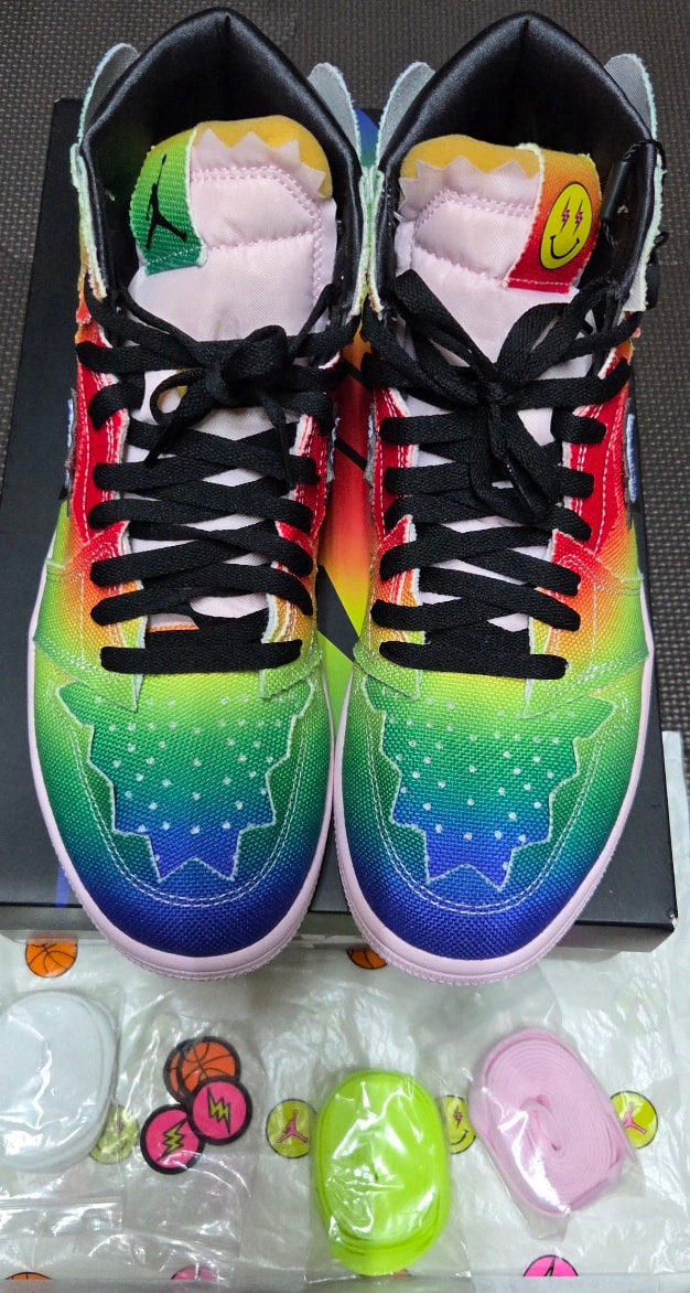 J Balvin × Nike Air Jordan 1 High OG "Rainbow"