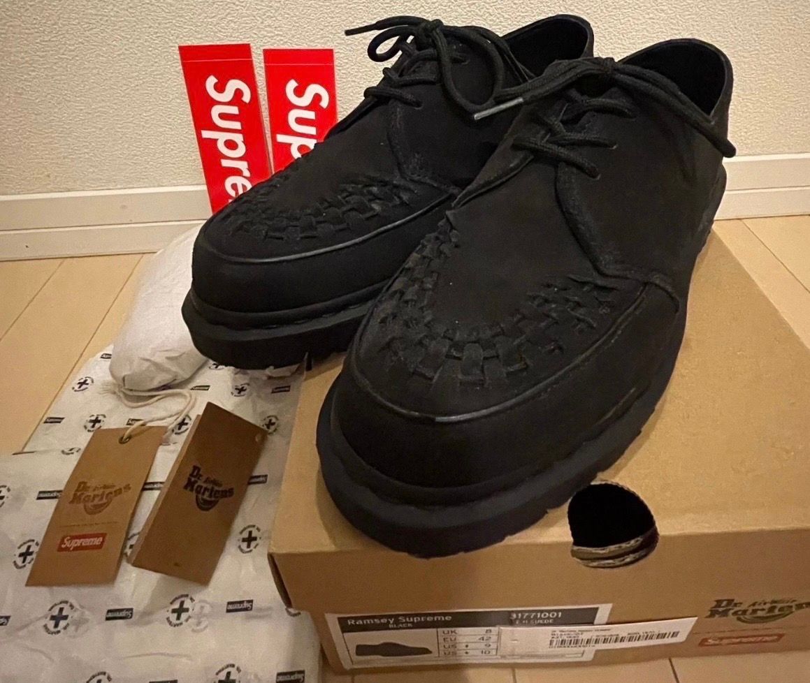 Supreme × Dr.Martens Ramsey Creeper "Black"