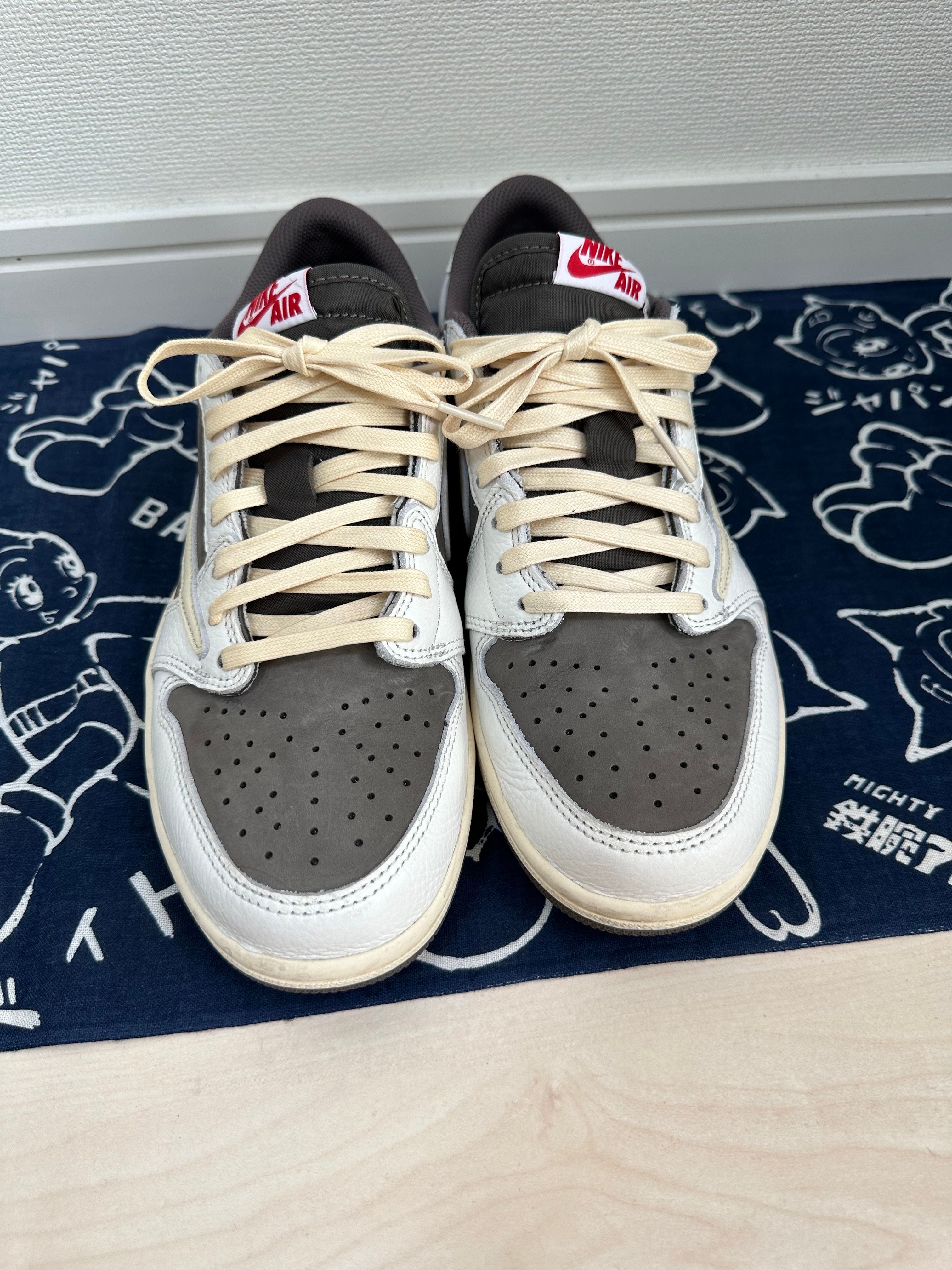Travis Scott × Nike Air Jordan 1 Low OG SP "Reverse Mocha/Sail and Ridgerock"