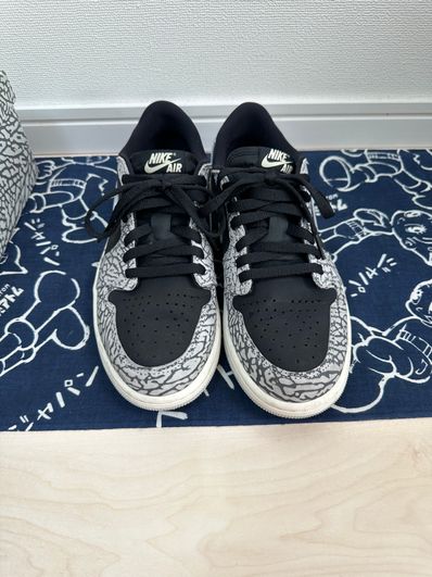 Nike Women's Air Jordan 1 Retro Low OG "Black Cement"