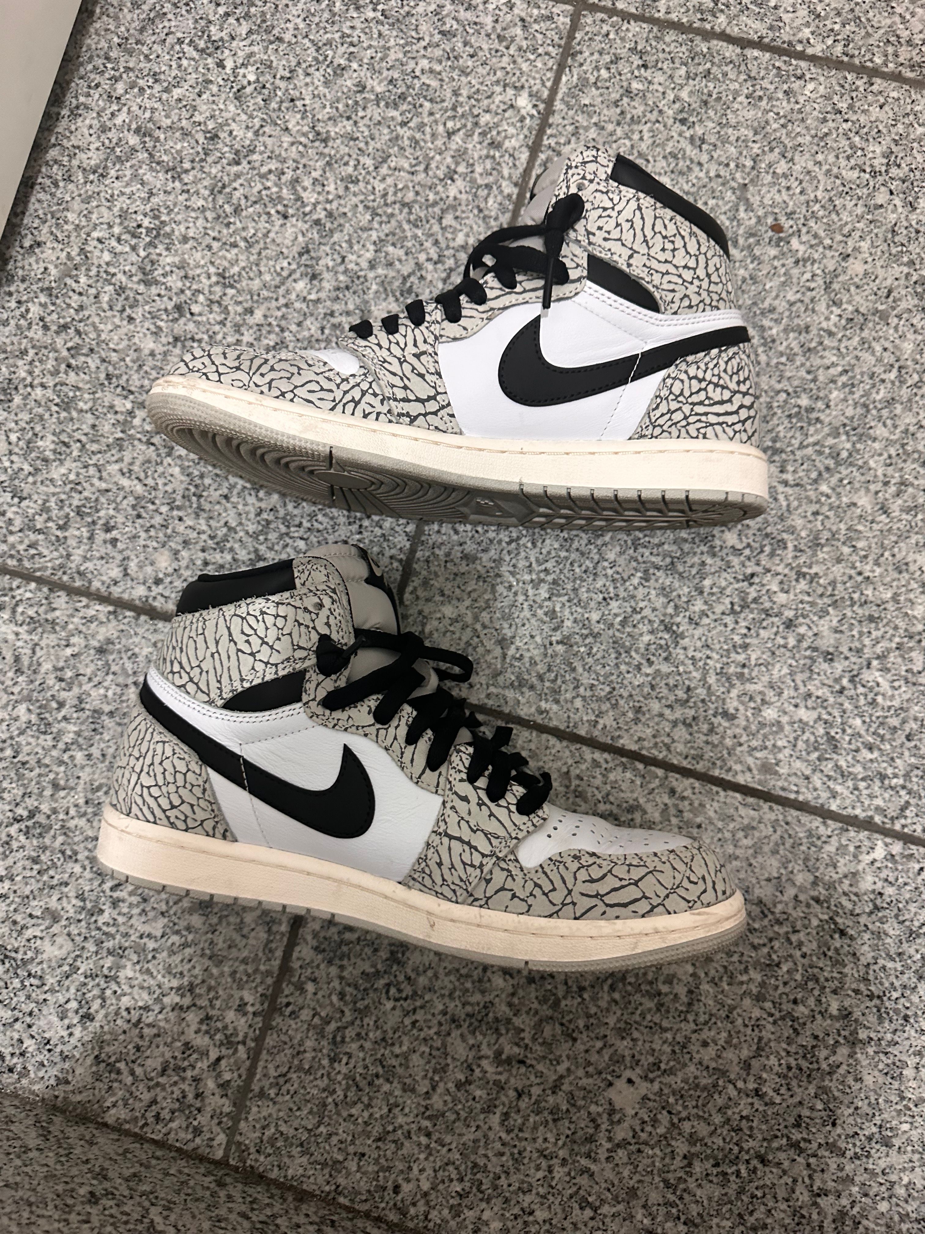 Nike Air Jordan 1 High OG "White Cement/Safari"