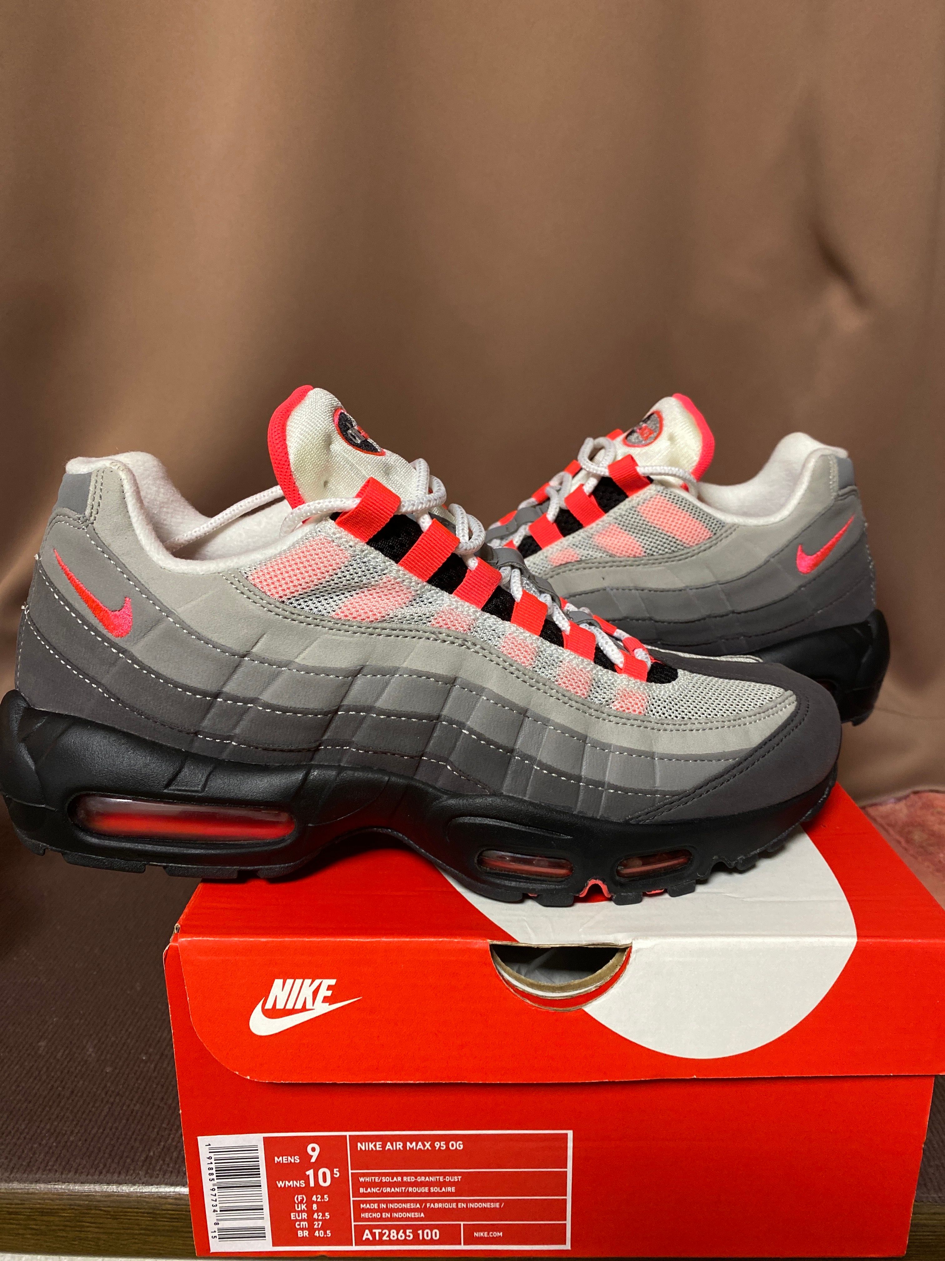Nike Air Max 95 OG "White/Solar Red"