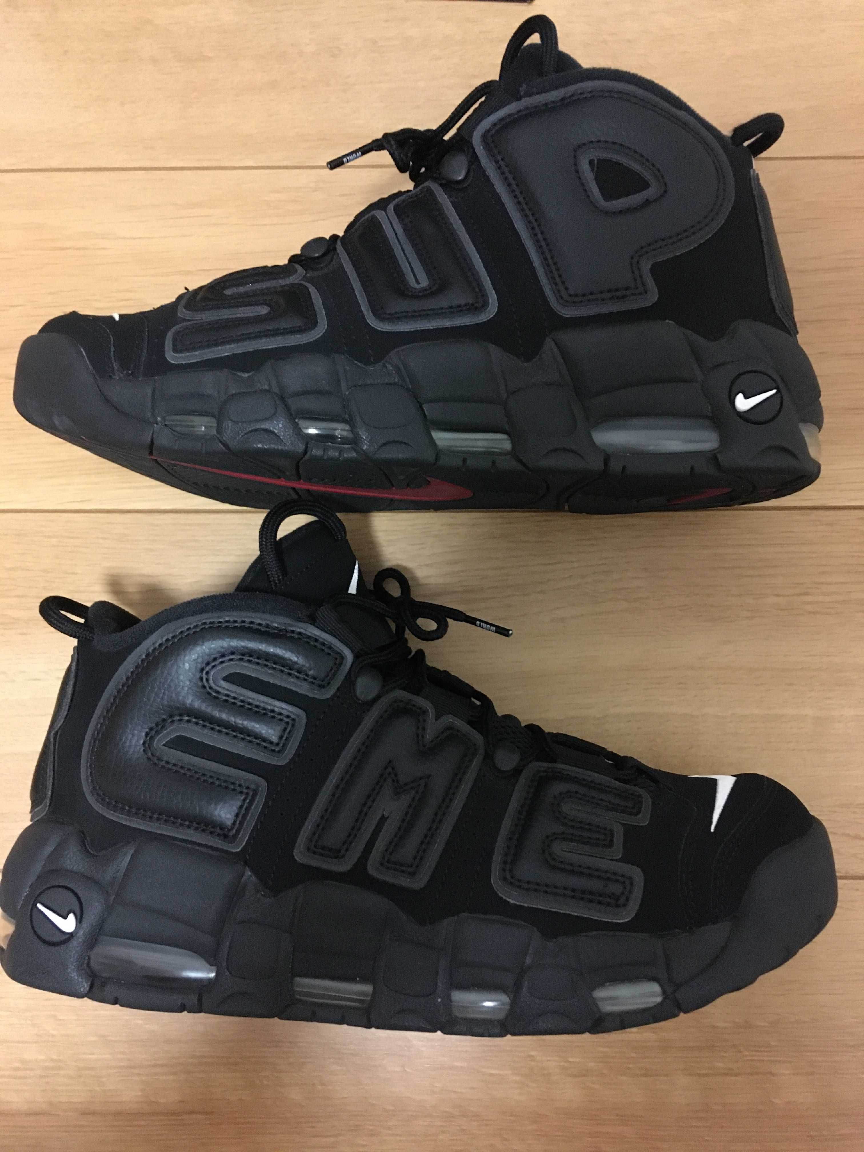Supreme × Nike Air More Uptempo "Black"