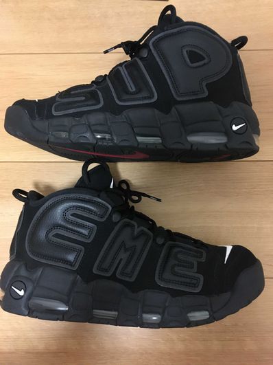 Supreme × Nike Air More Uptempo "Black"