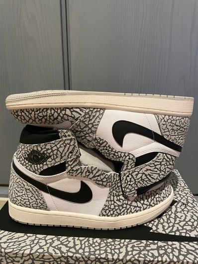 Nike Air Jordan 1 High OG "White Cement/Safari"