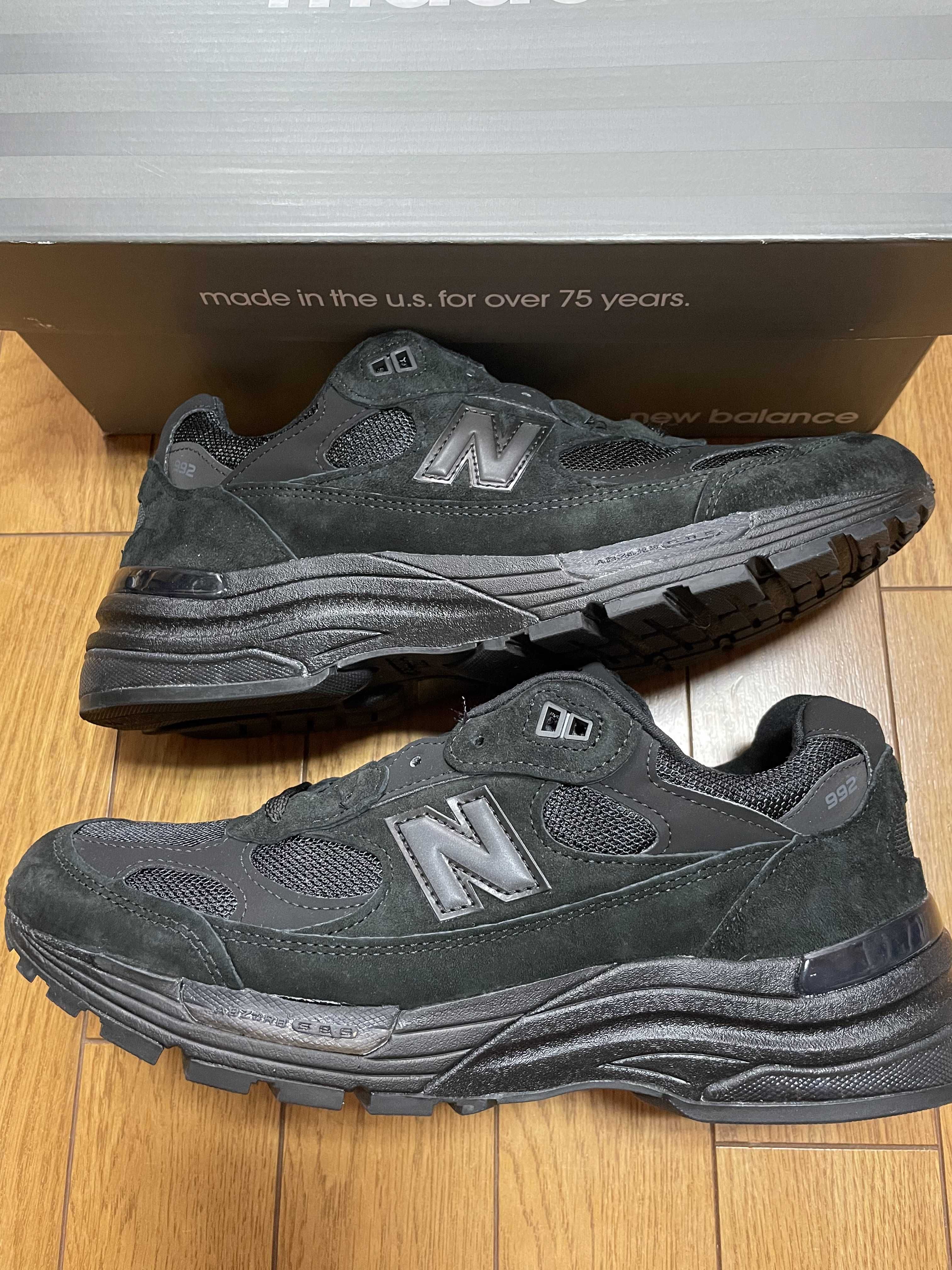 New Balance 992 "Triple Black"