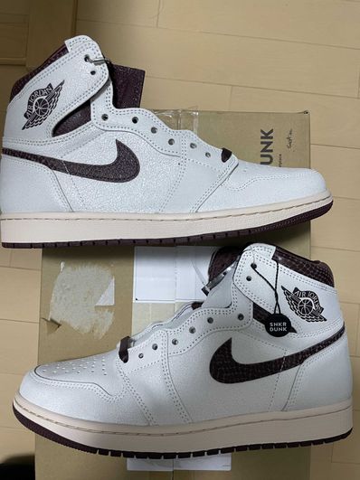 A Ma Maniere × Nike Air Jordan 1 Retro High OG "Sail and Burgundy"